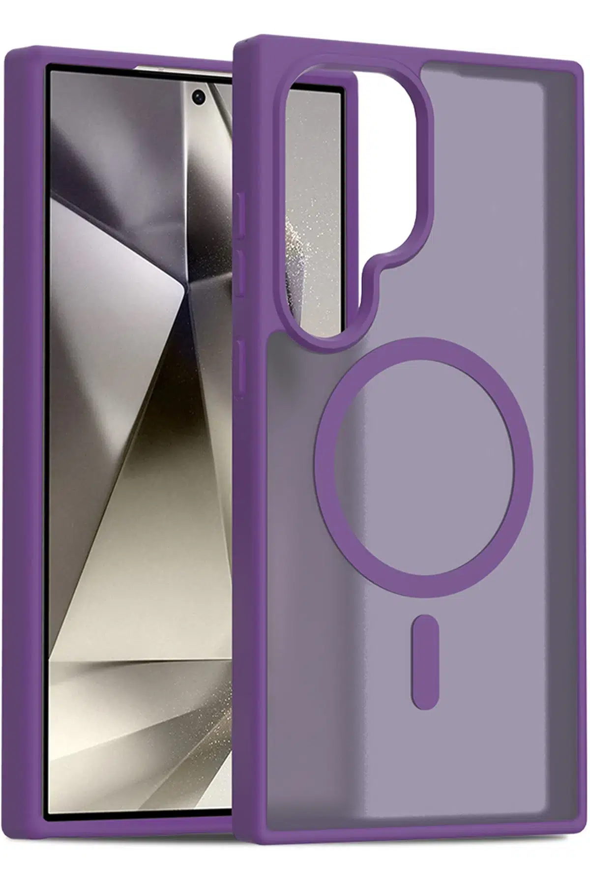 Samsung Galaxy S24 Ultra Jota Magsafe Kapak - Derin Mor