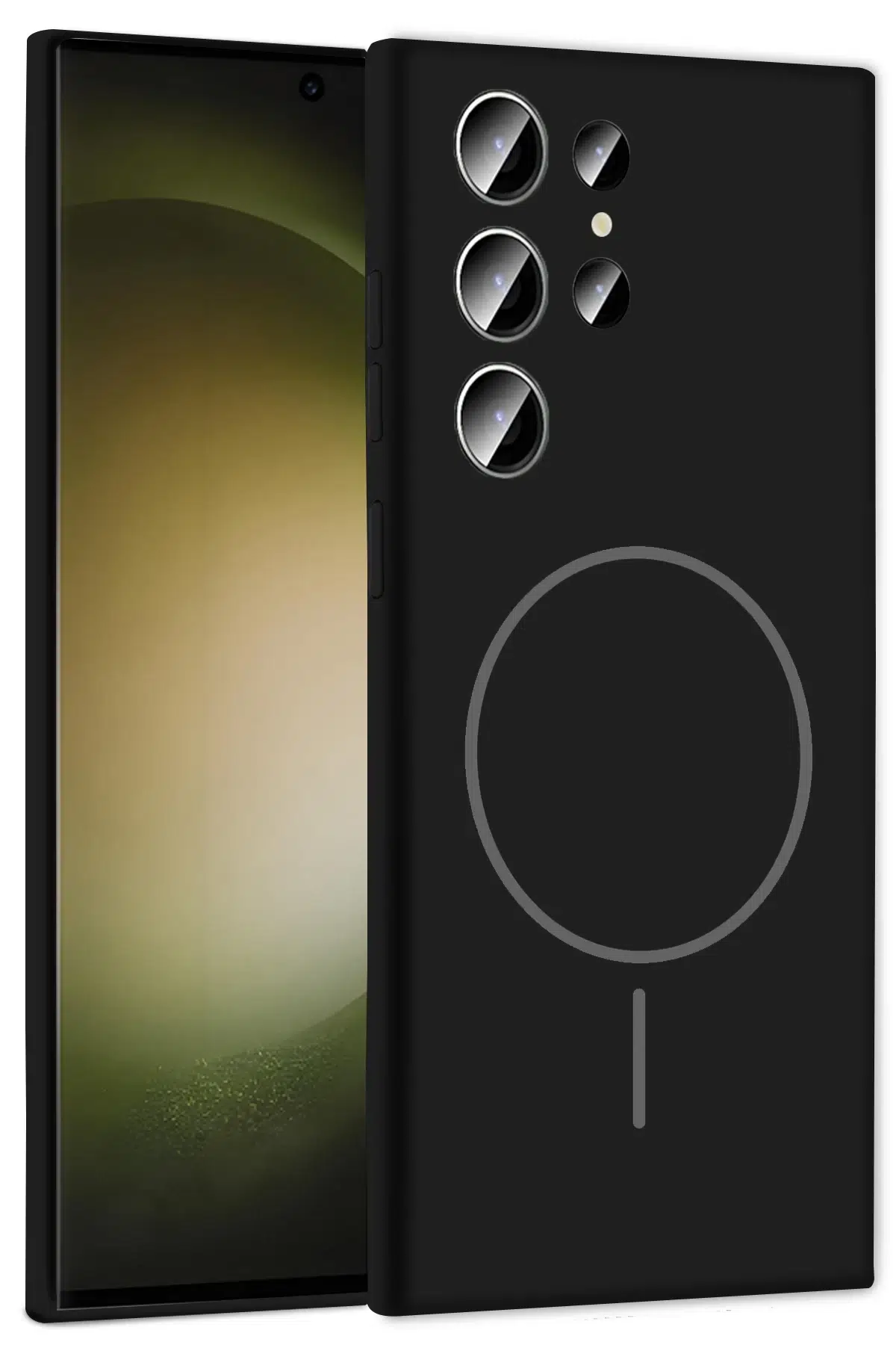 Samsung Galaxy S24 Ultra Kılıf Jully Magsafe Kapak - Siyah