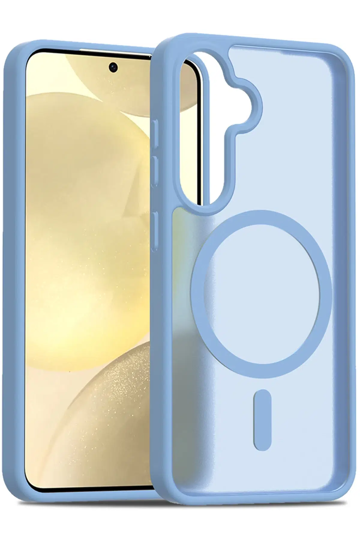 Samsung Galaxy S25 Jota Magsafe Kapak - Açık Mavi