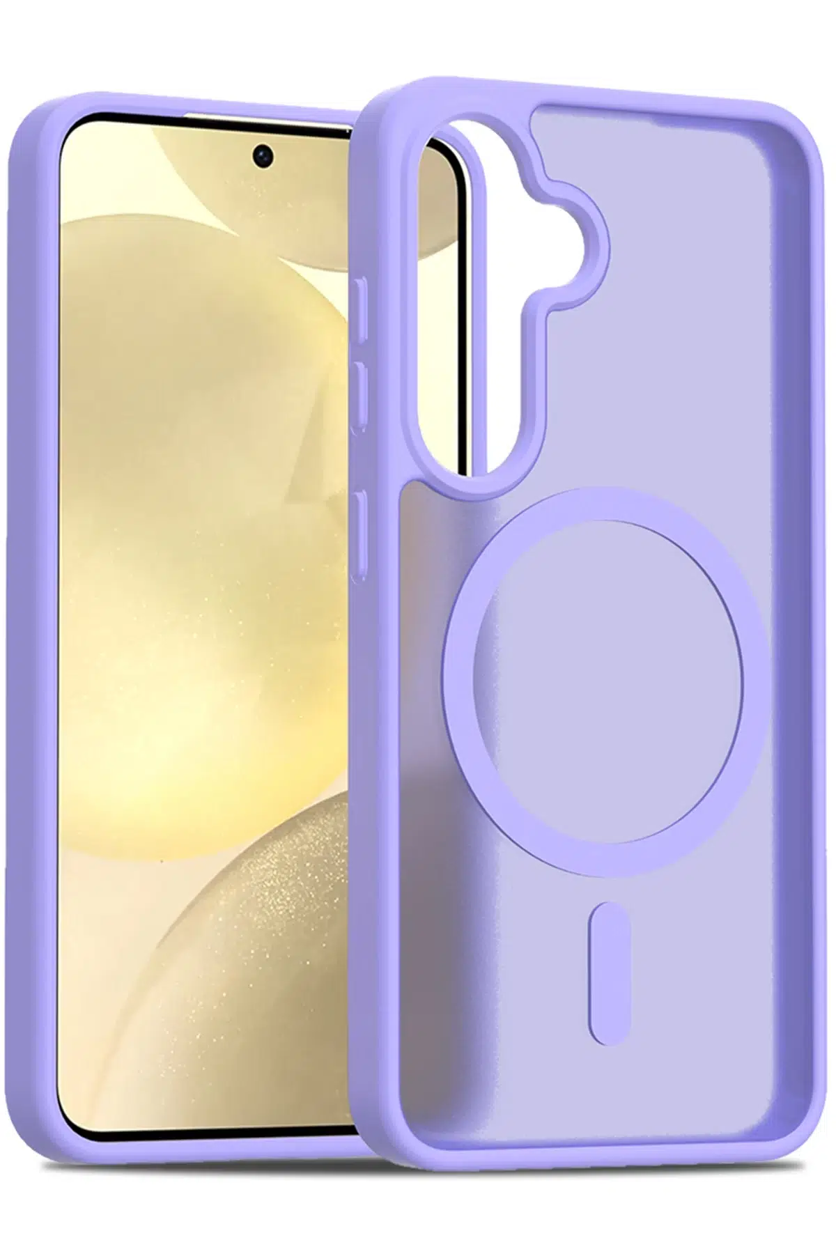 Samsung Galaxy S25 Jota Magsafe Kapak - Lila