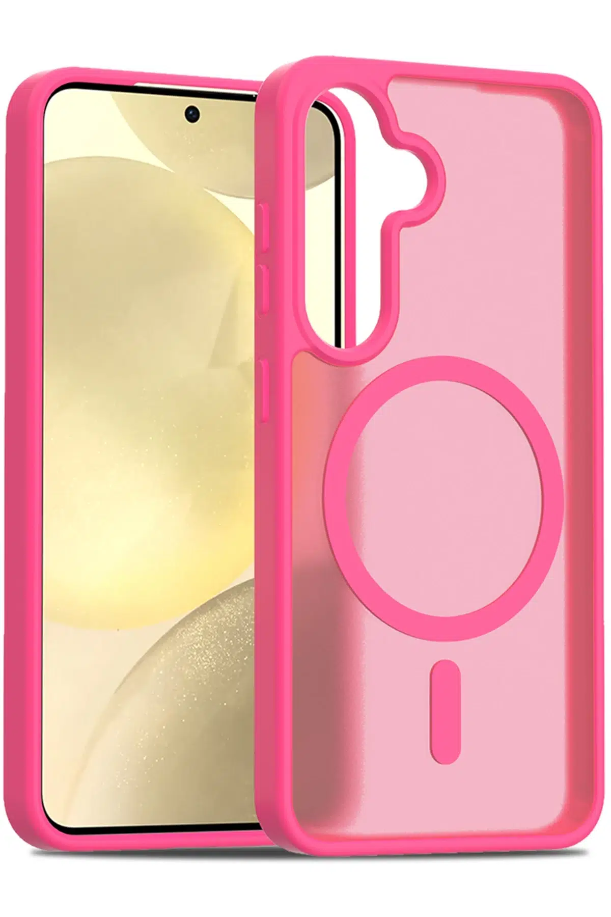 Samsung Galaxy S25 Jota Magsafe Kapak - Rose