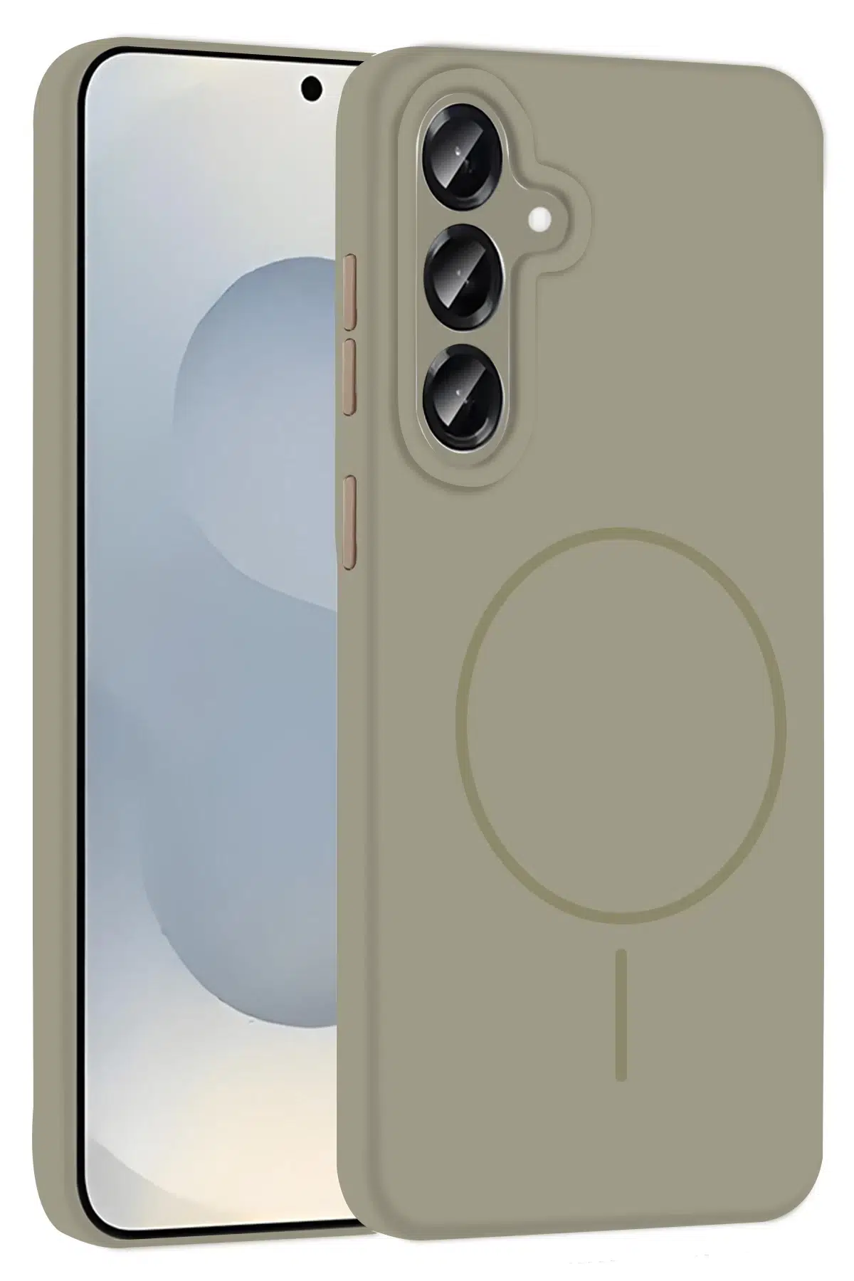 Samsung Galaxy S25 Kılıf Jully Magsafe Kapak - Çöl Titanyum