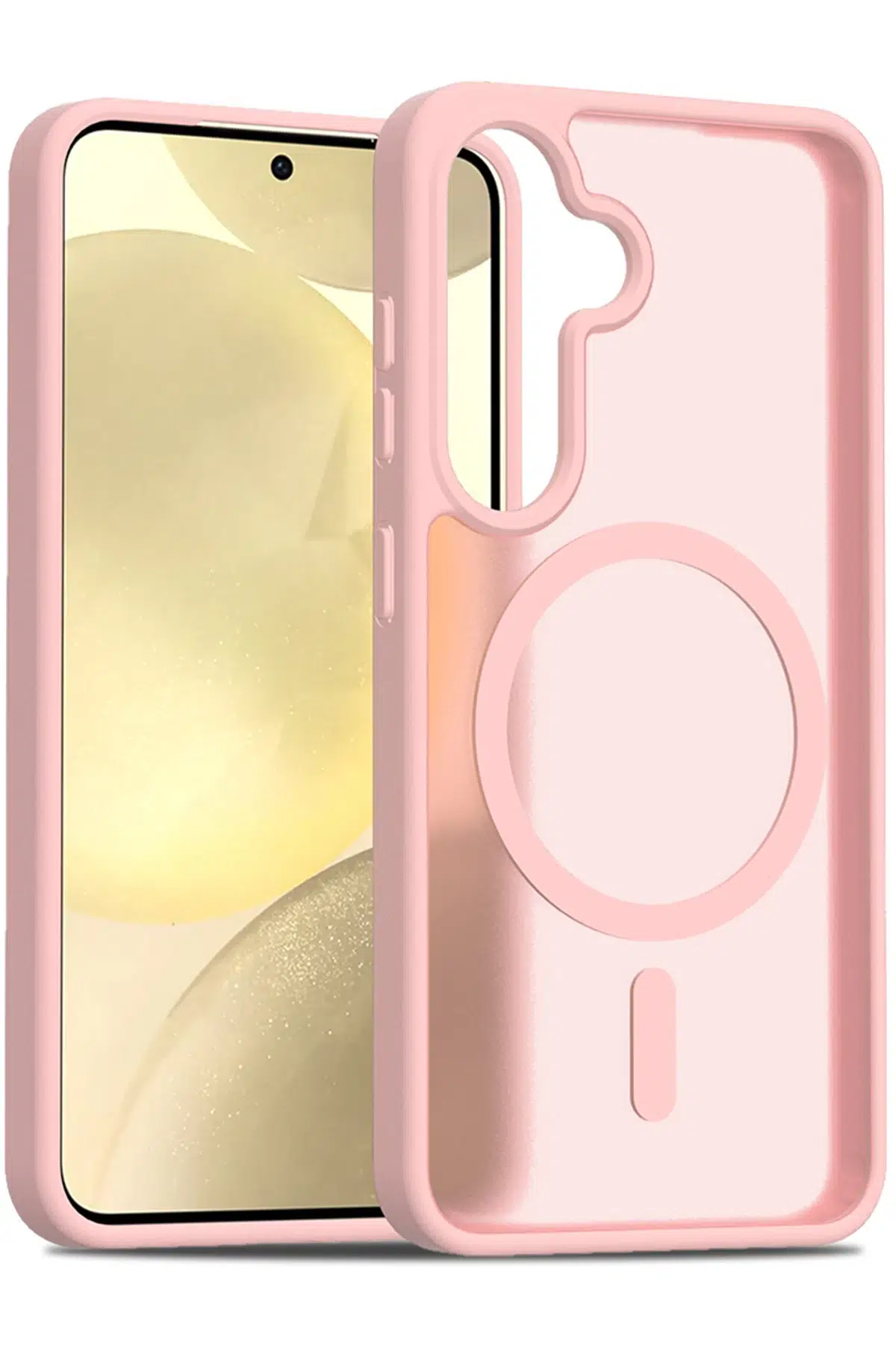 Samsung Galaxy S25 Plus Jota Magsafe Kapak - Pudra