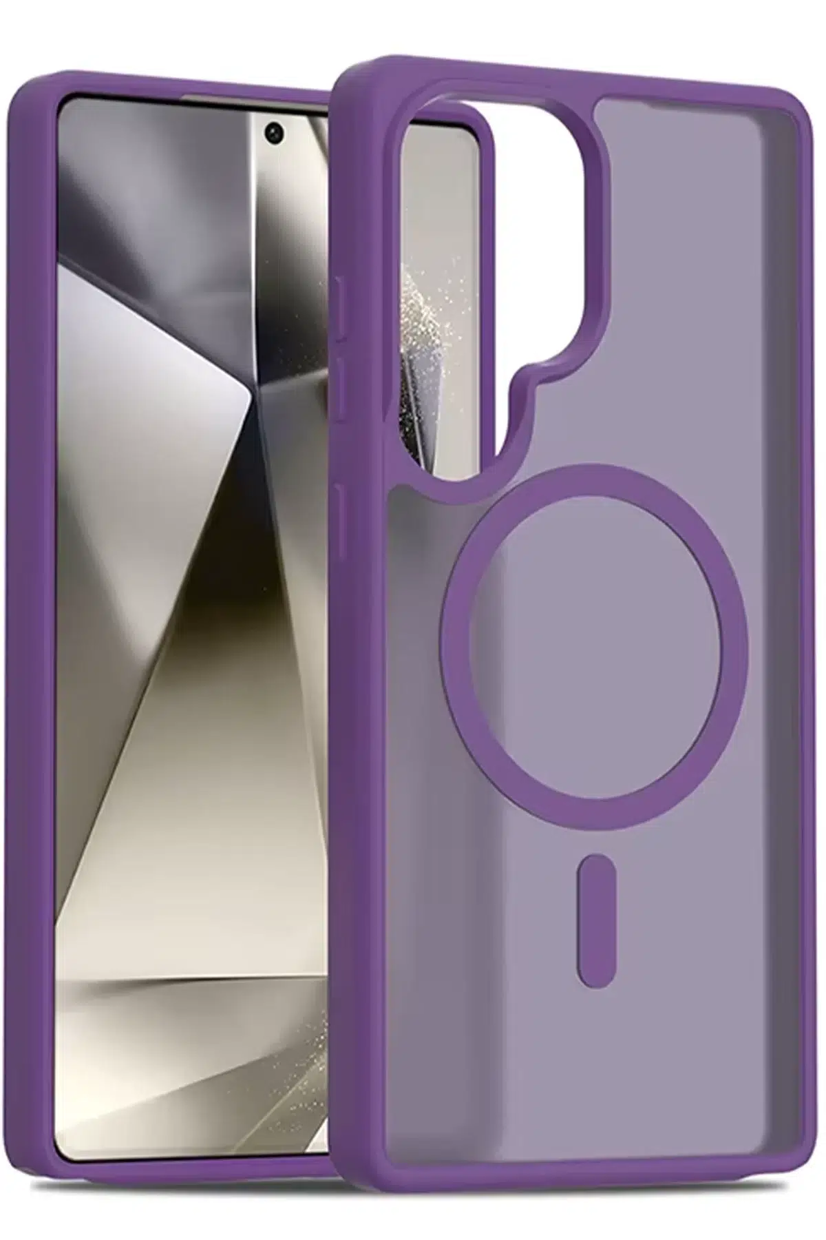 Samsung Galaxy S25 Ultra Jota Magsafe Kapak - Derin Mor