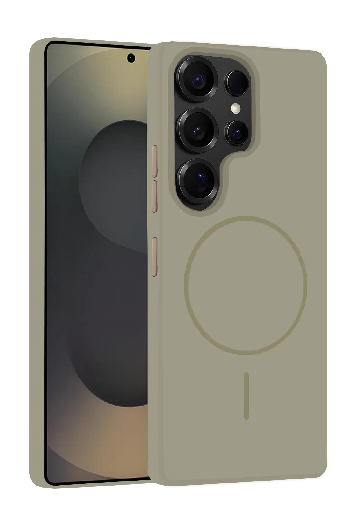 Samsung Galaxy S25 Ultra Kılıf Jully Magsafe Kapak - Çöl Titanyum