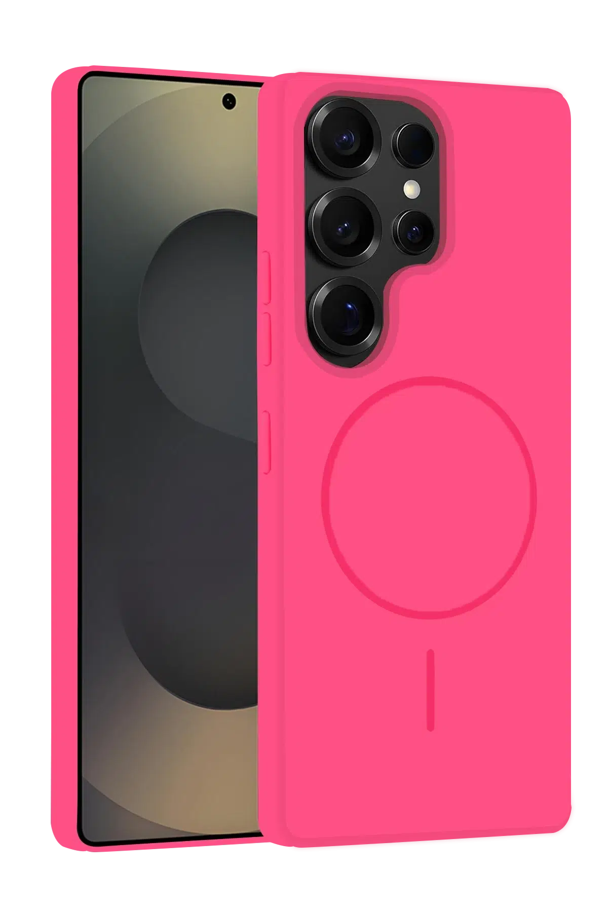 Samsung Galaxy S25 Ultra Kılıf Jully Magsafe Kapak - Fuşya