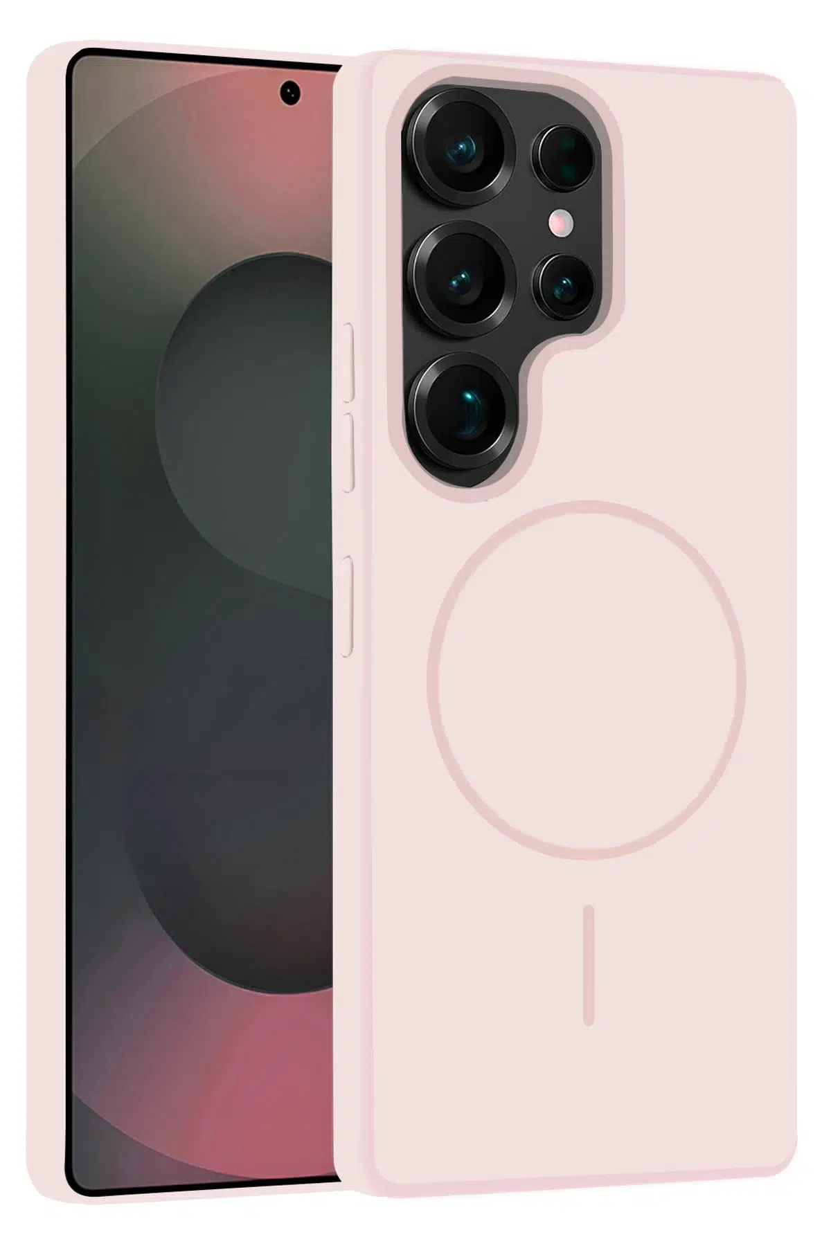 Samsung Galaxy S25 Ultra Kılıf Jully Magsafe Kapak - Pudra