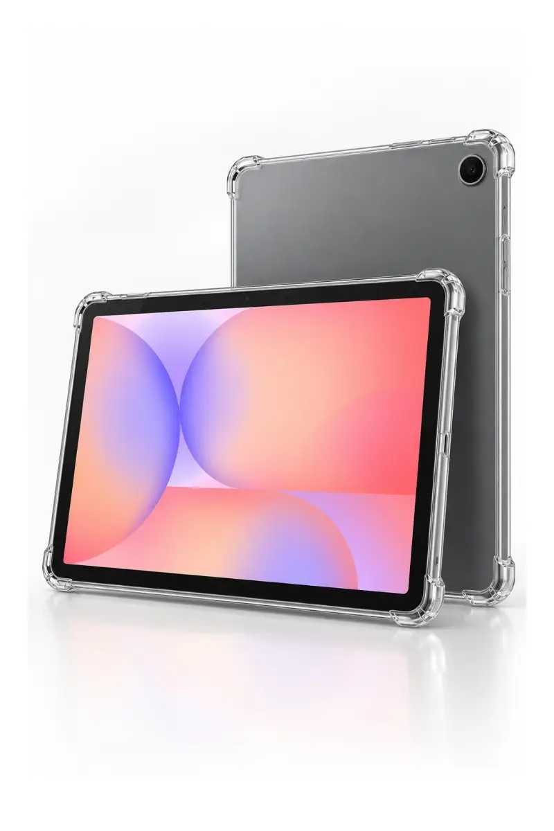Samsung Galaxy Tab S10 Lite 10.9" Şeffaf Antişok Tablet Kılıfı – Darbe Emici Köşe Korumalı Esnek Kılıf