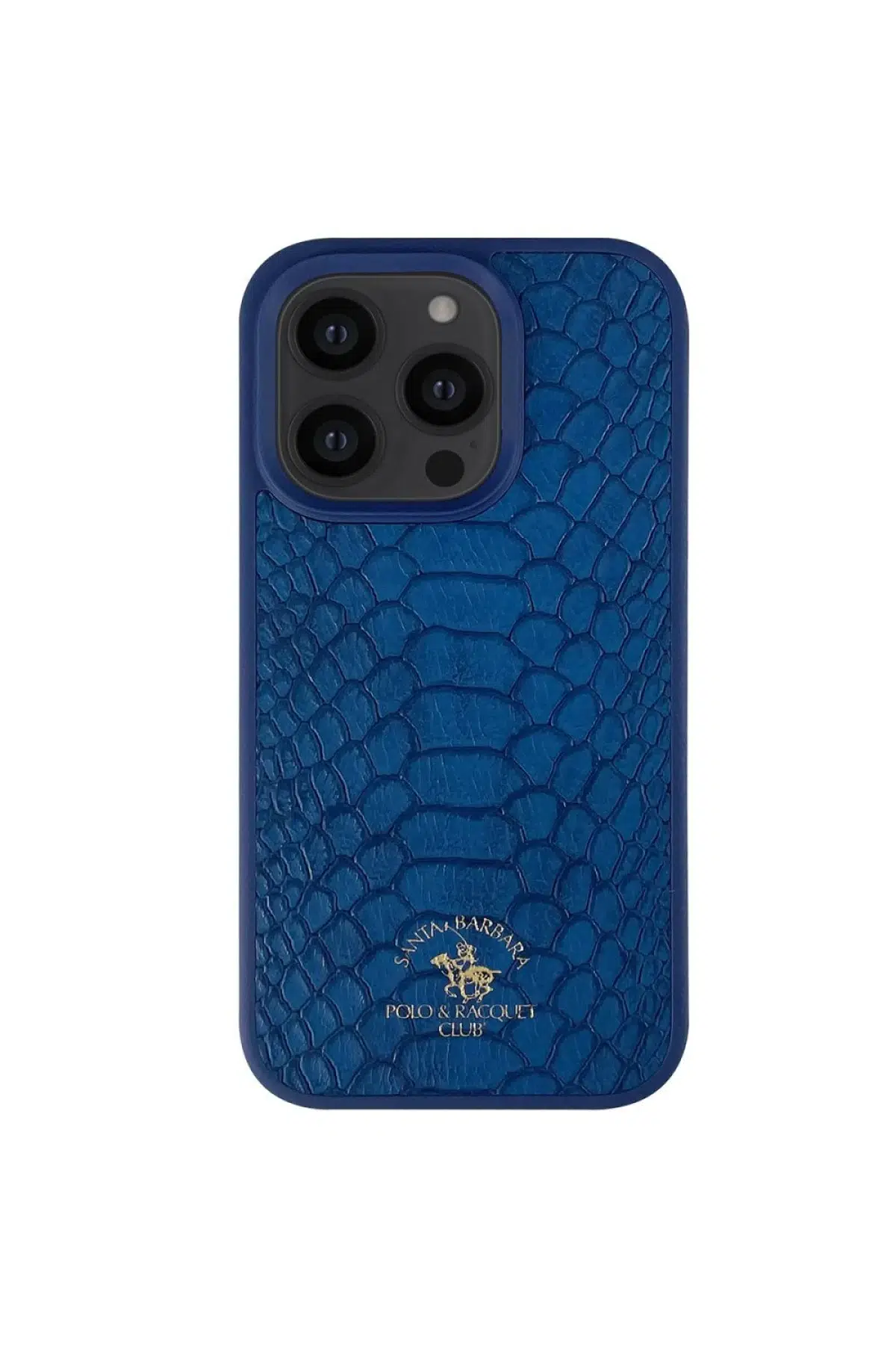 Santa Barbara Polo Racquet Club Apple iPhone 13 Pro Knight Deri Kapak - Lacivert
