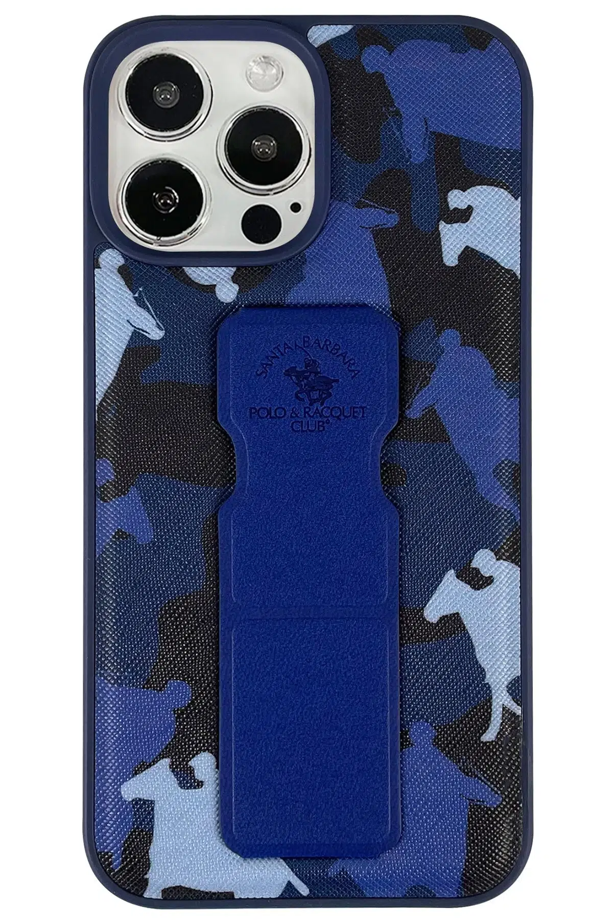Santa Barbara Polo Racquet Club Apple iPhone 13 Pro Max Enos Standlı Kapak - Lacivert
