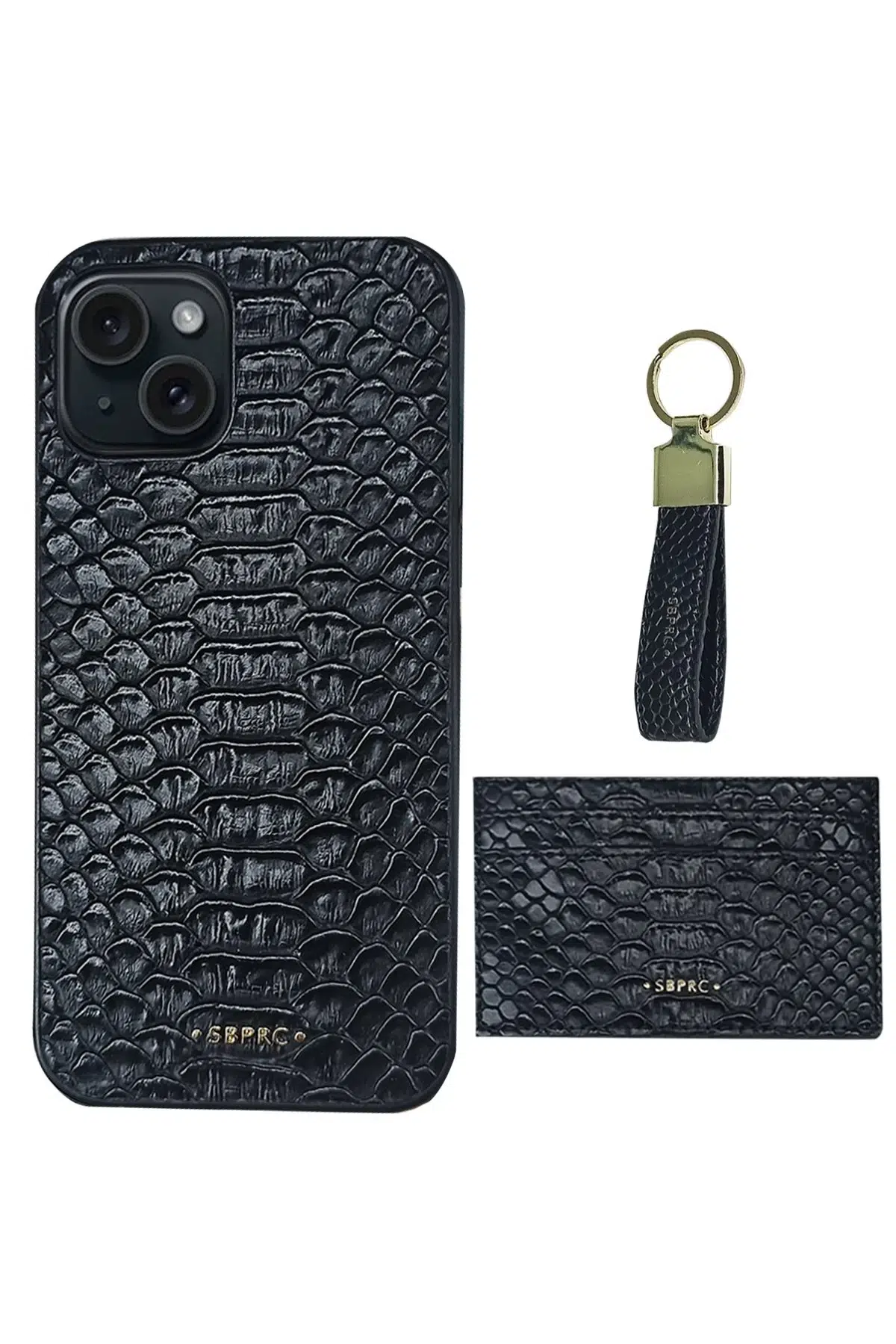 Santa Barbara Polo Racquet Club Apple iPhone 13 Pro Max Jerome Snake Kapak - Siyah