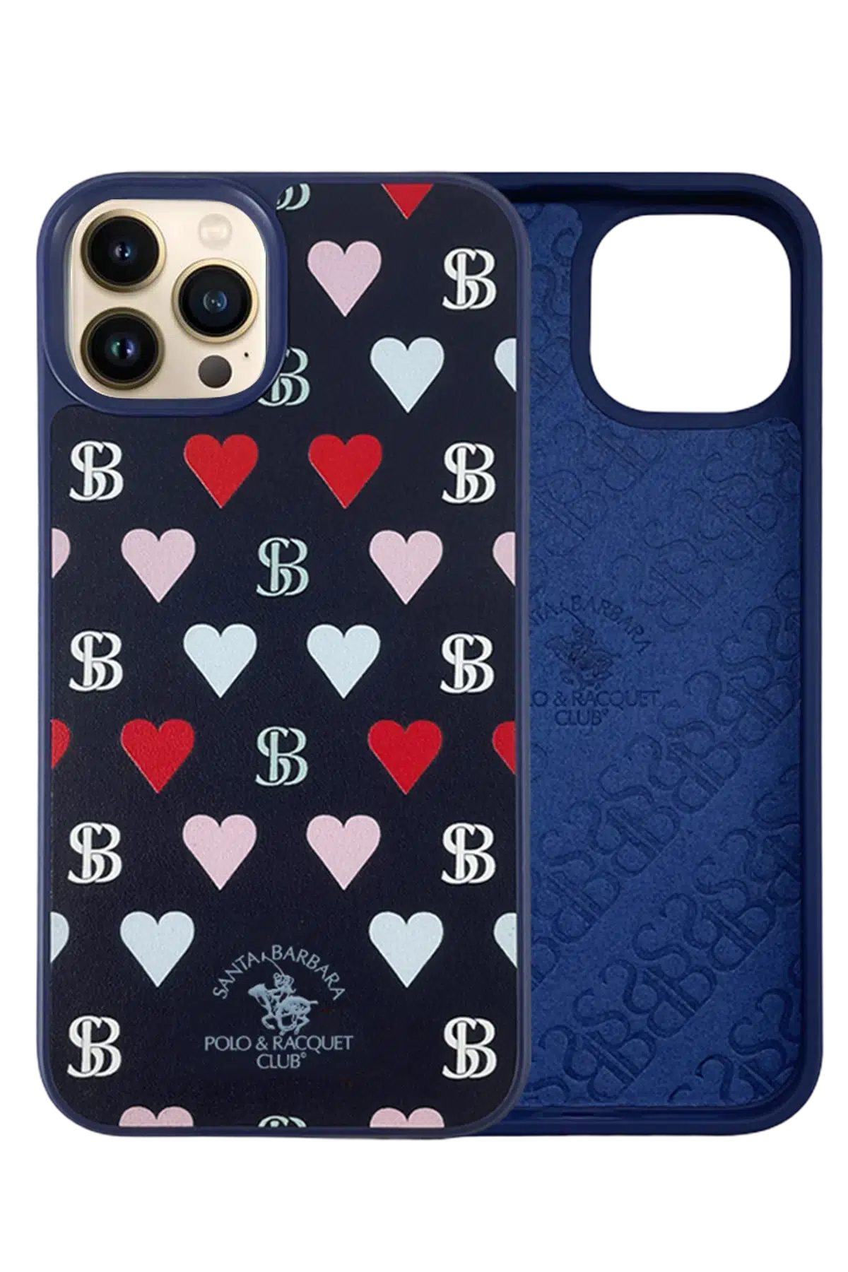 Santa Barbara Polo Racquet Club Apple iPhone 13 Pro Prudence Deri Kapak - Lacivert