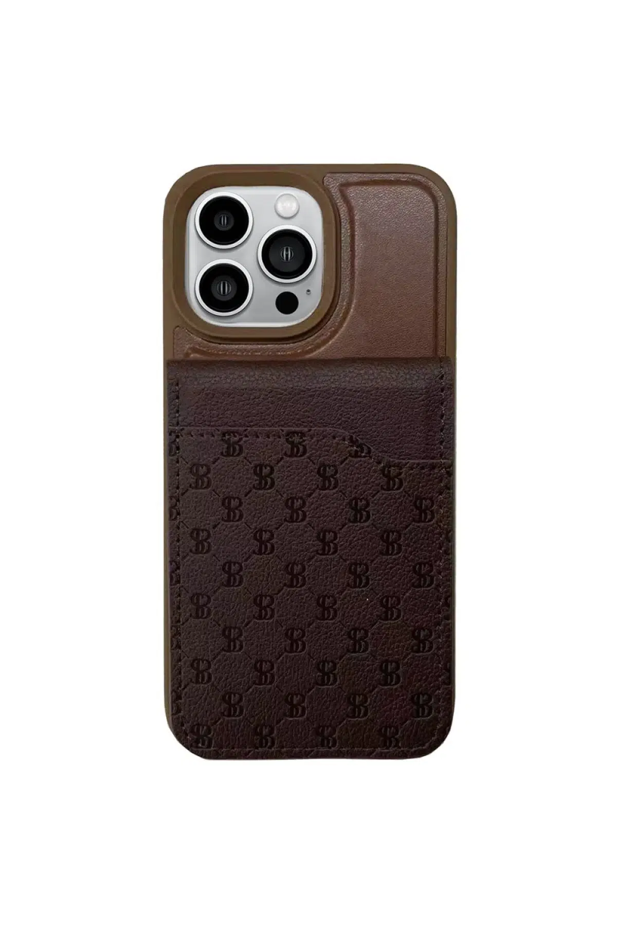 Santa Barbara Polo Racquet Club Apple iPhone 13 Pro Timothy Cüzdanlı Standlı Kapak - Kahverengi