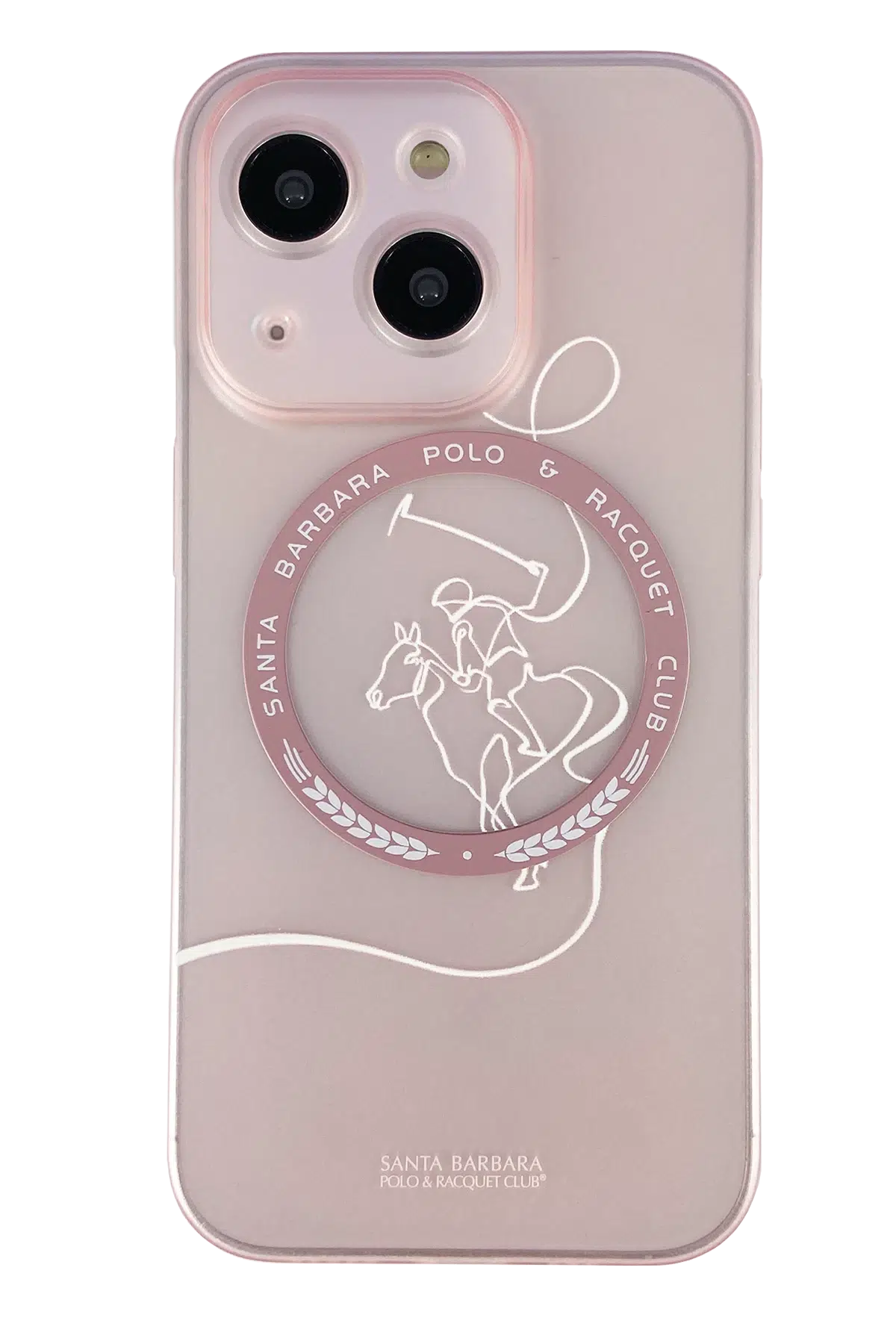 Santa Barbara Polo Racquet Club Apple iPhone 14 Albert Magsafe Kapak - Pembe