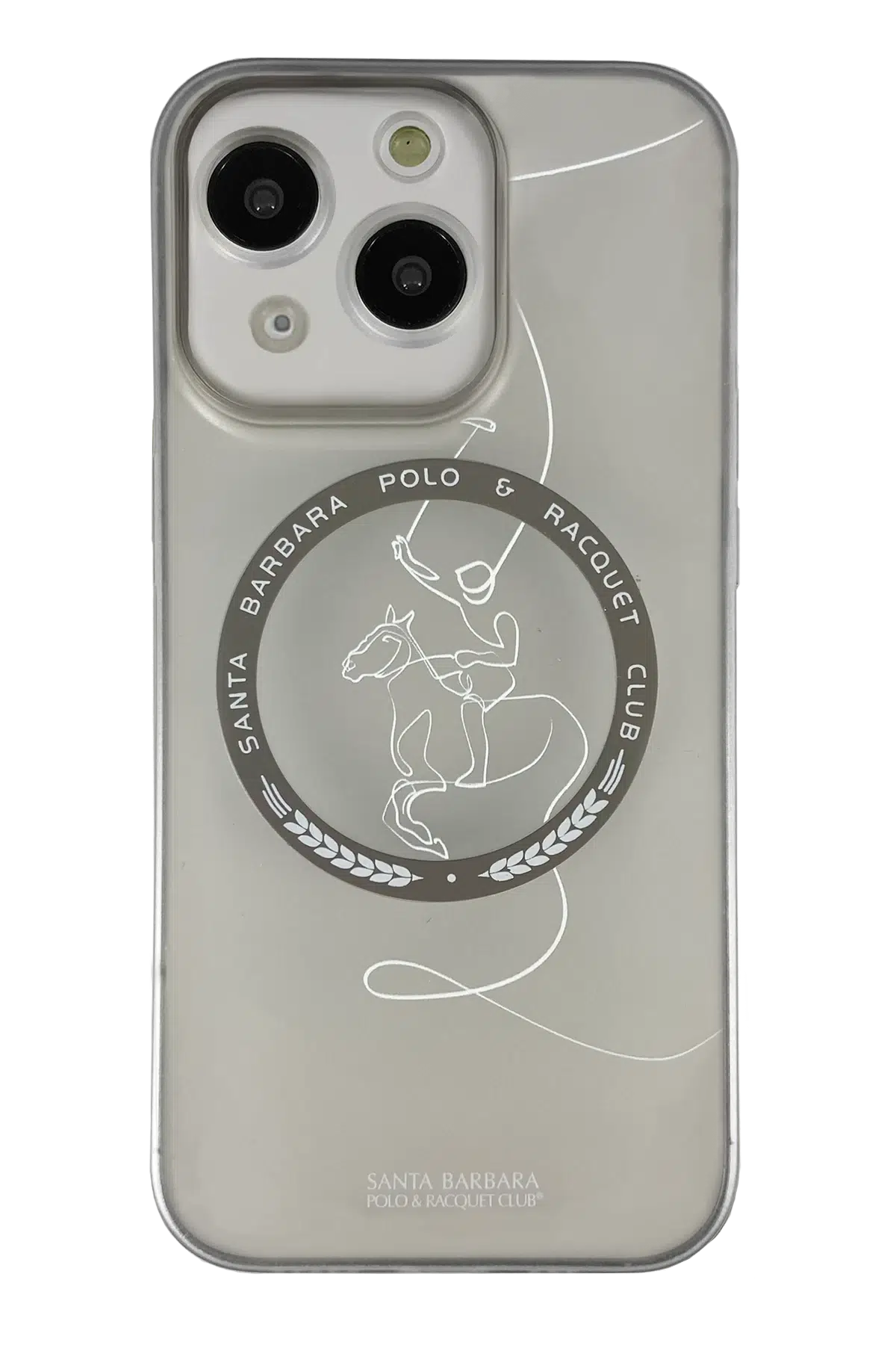 Santa Barbara Polo Racquet Club Apple iPhone 14 Albert Magsafe Kapak - Titan Gri