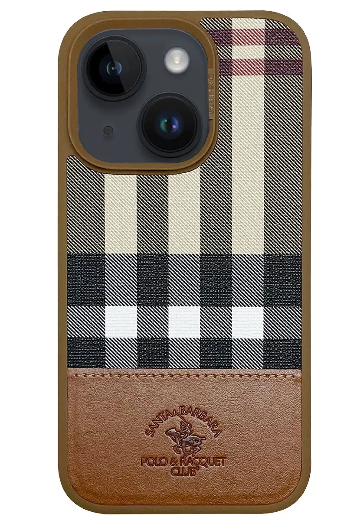 Santa Barbara Polo Racquet Club Apple iPhone 14 Cyril Magsafe Kapak - Kahverengi