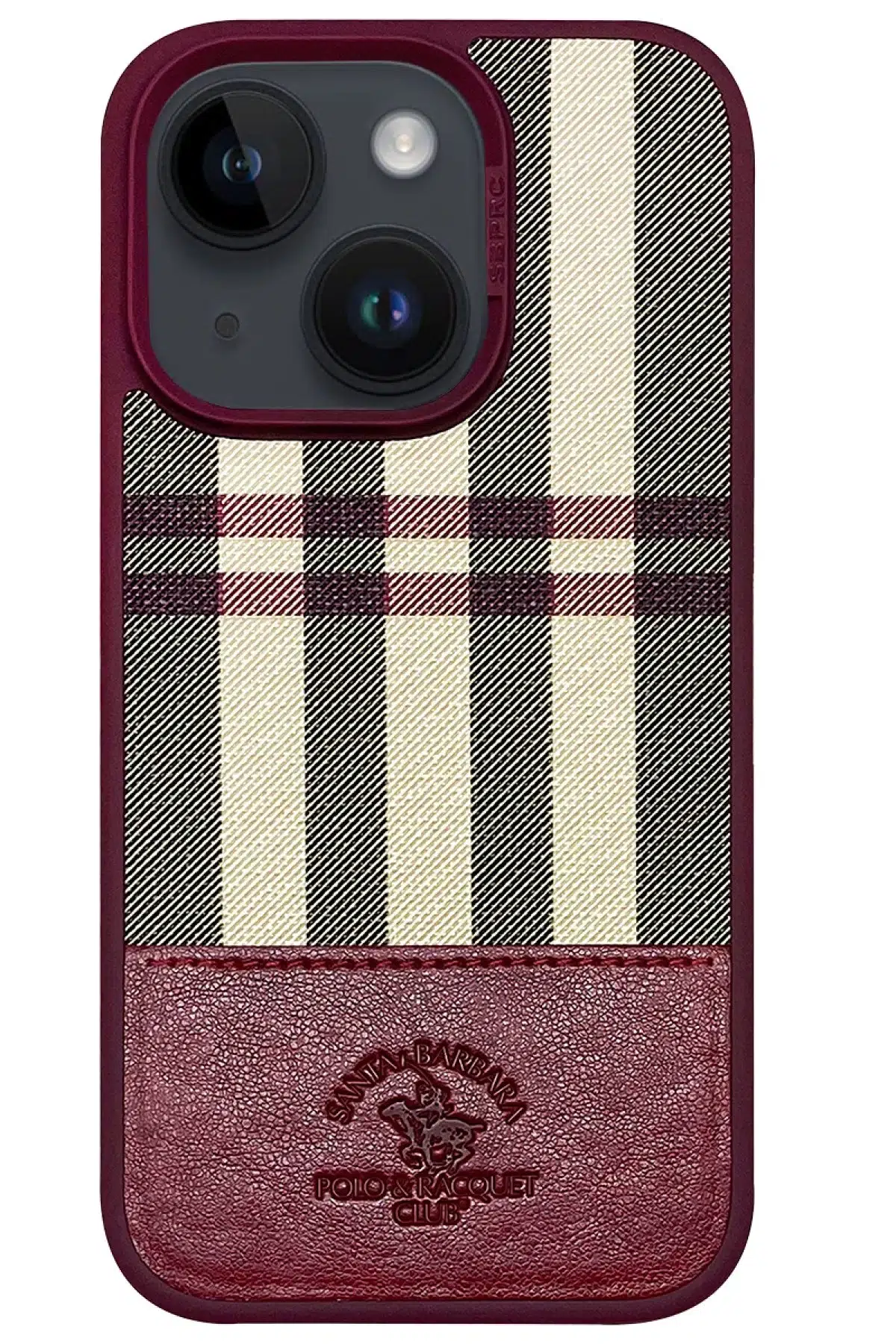 Santa Barbara Polo Racquet Club Apple iPhone 14 Cyril Magsafe Kapak - Kırmızı
