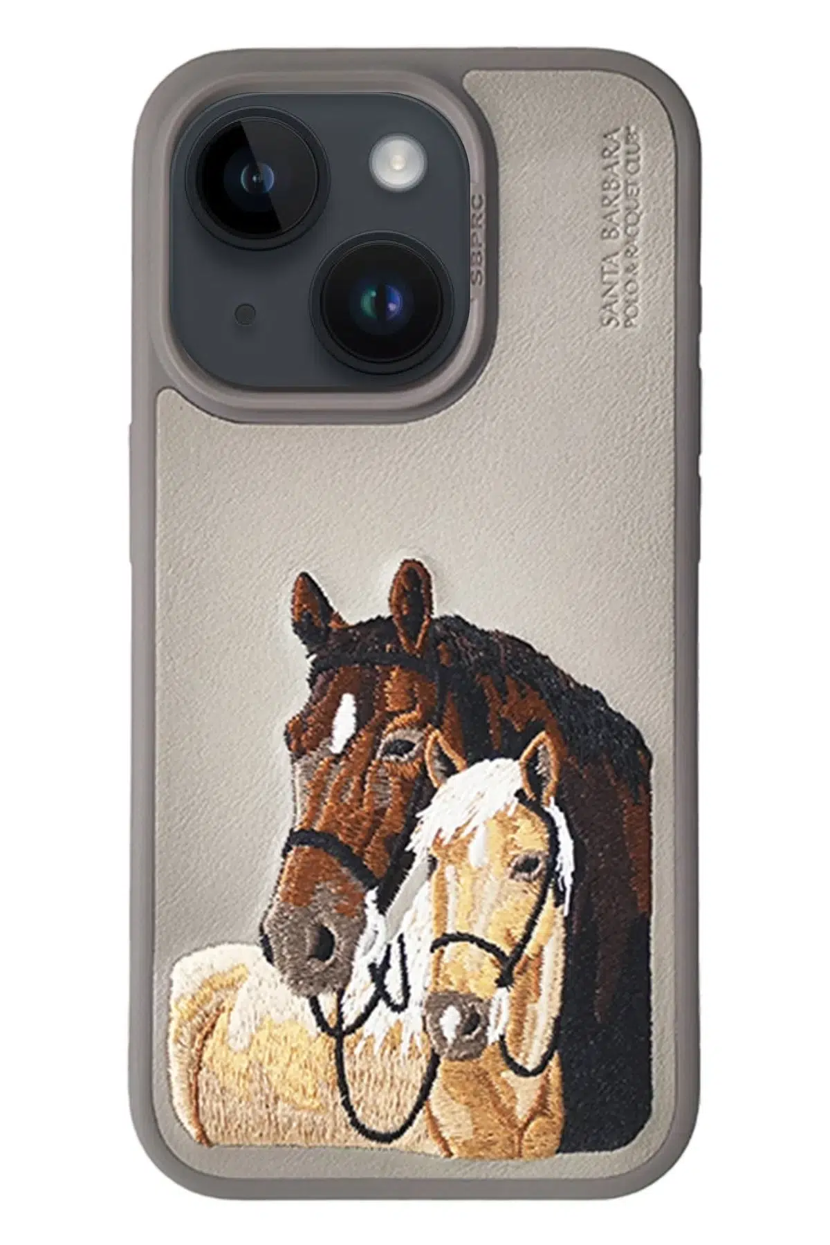 Santa Barbara Polo Racquet Club Apple iPhone 14 Isidore Kapak - Titan Gri