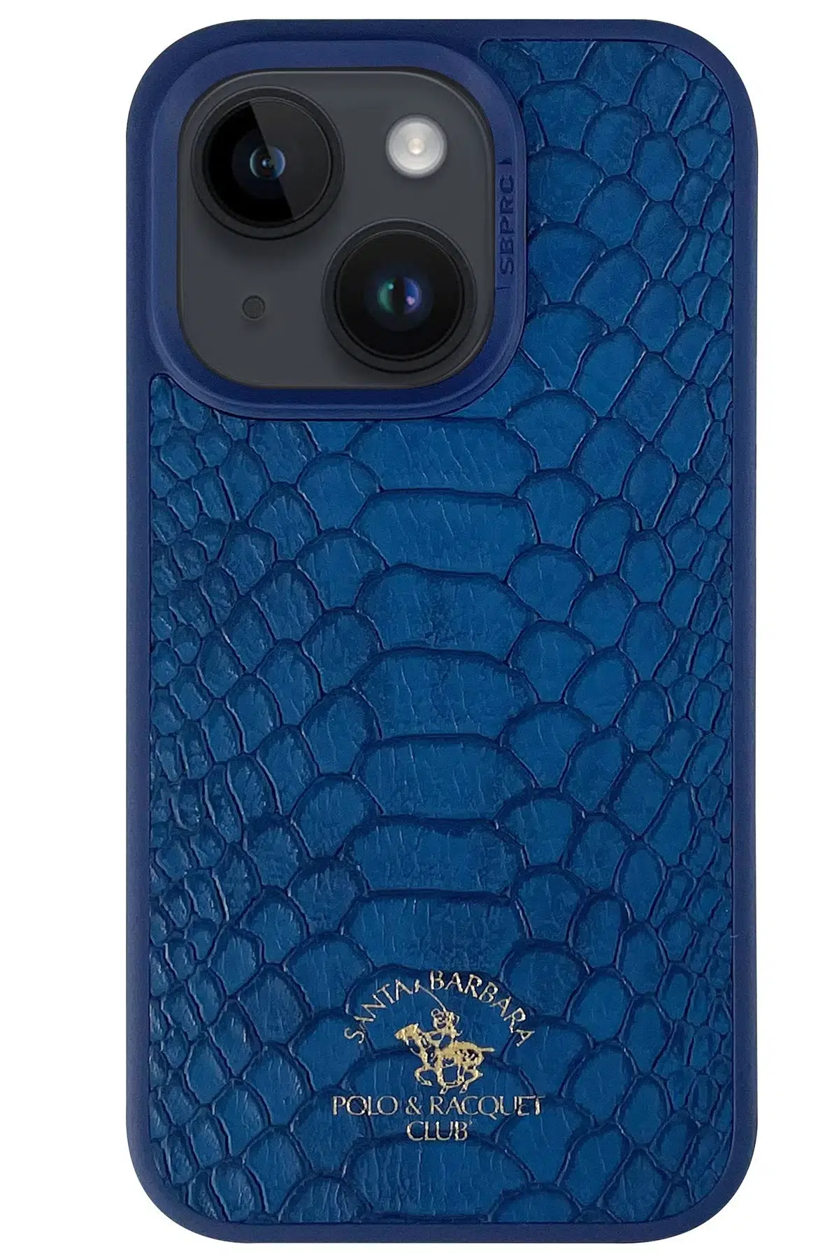 Santa Barbara Polo Racquet Club Apple iPhone 14 Knight Deri Kapak - Lacivert