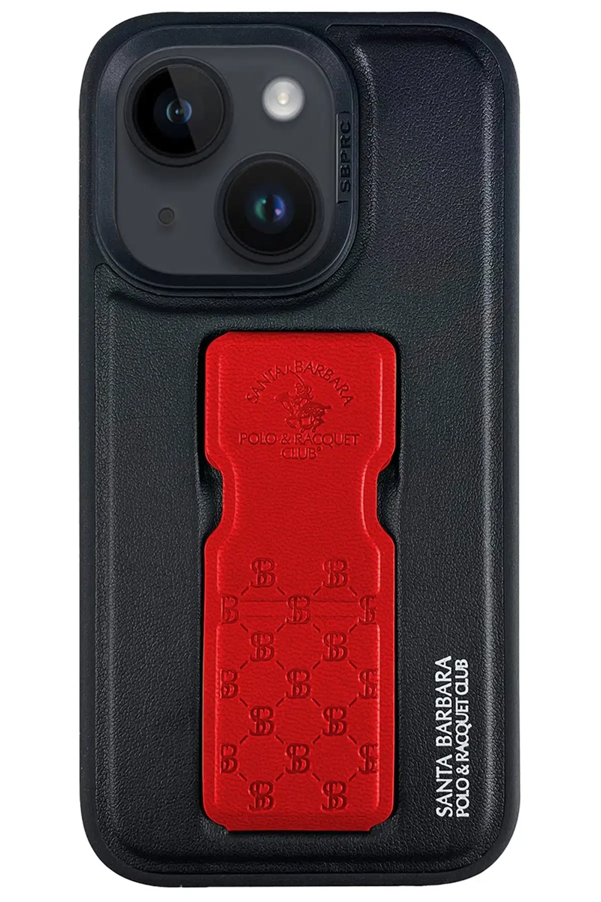 Santa Barbara Polo Racquet Club Apple iPhone 14 Parker Stand Kapak - Kırmızı