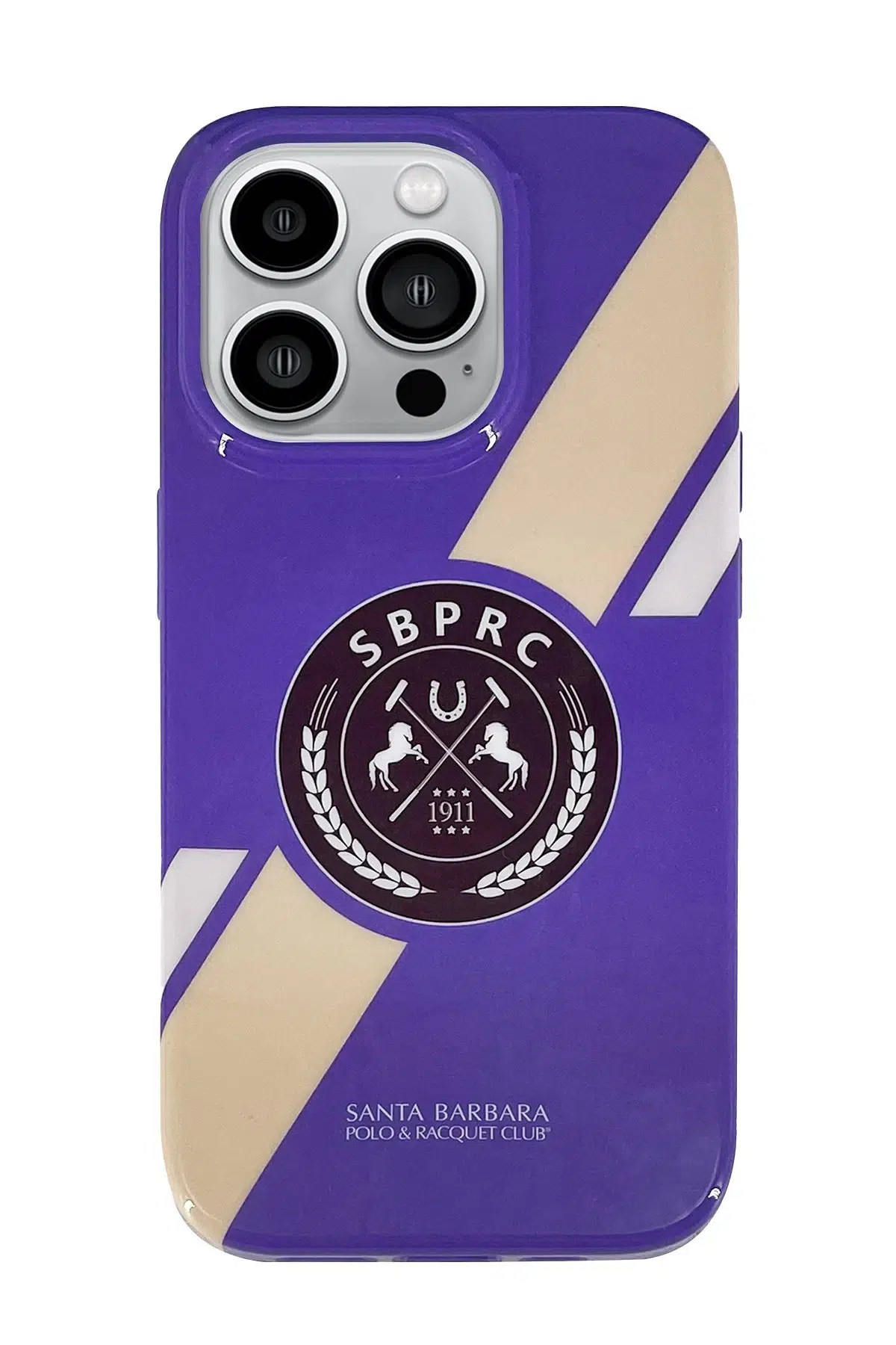 Santa Barbara Polo Racquet Club Apple iPhone 14 Pro Alden Kapak - Mor