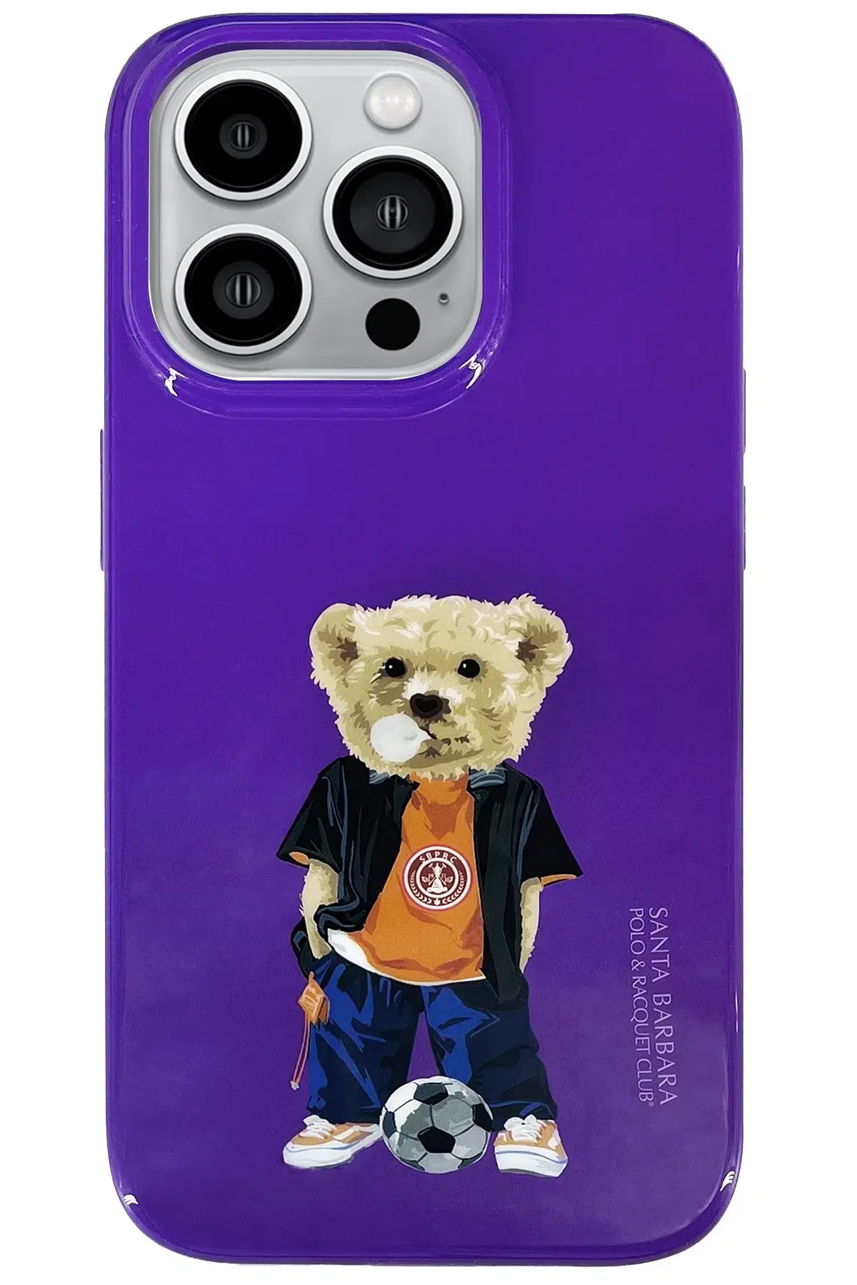 Santa Barbara Polo Racquet Club Apple iPhone 14 Pro Chuck Kapak - Mor