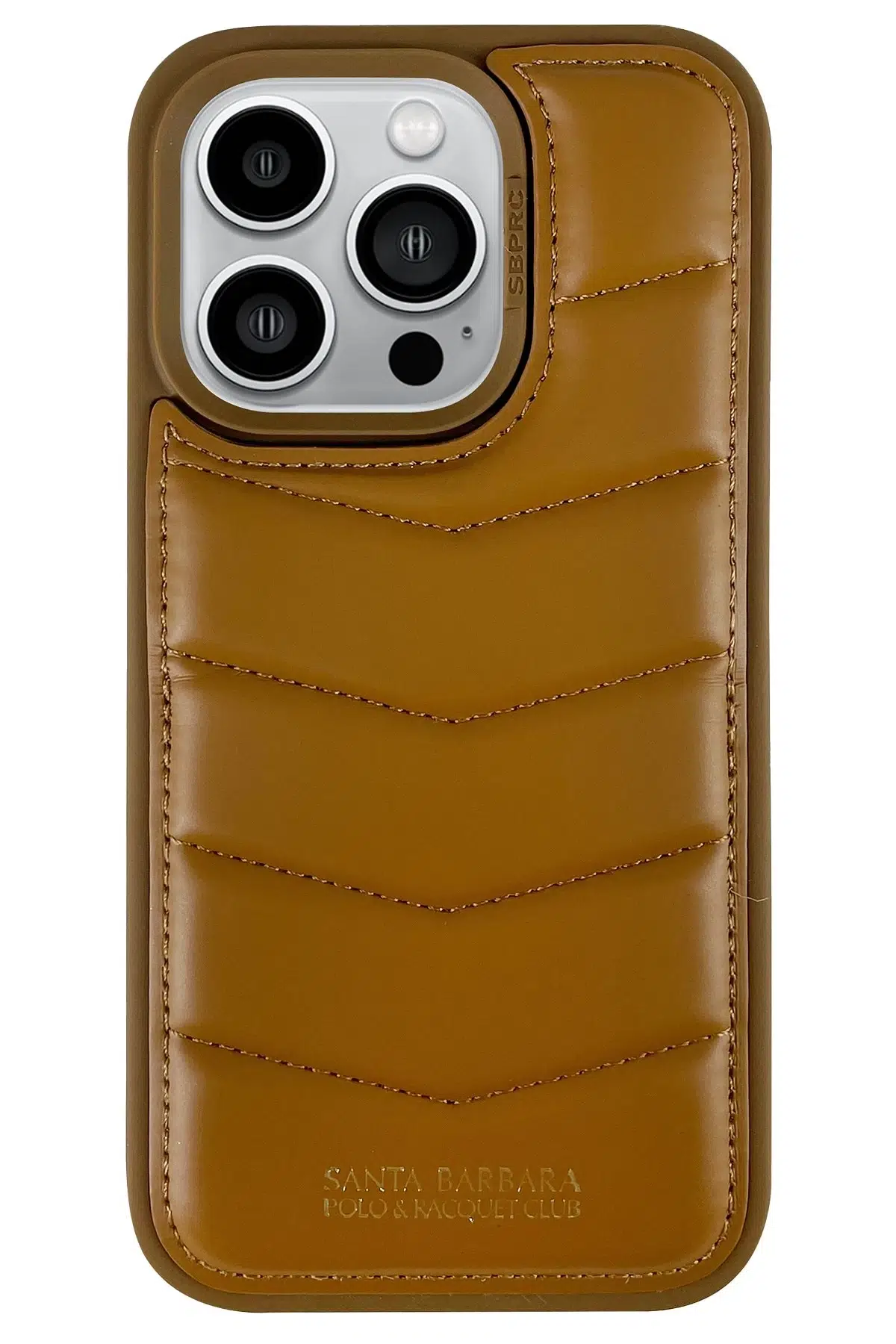 Santa Barbara Polo Racquet Club Apple iPhone 14 Pro Clyde Stand Kapak - Kahverengi