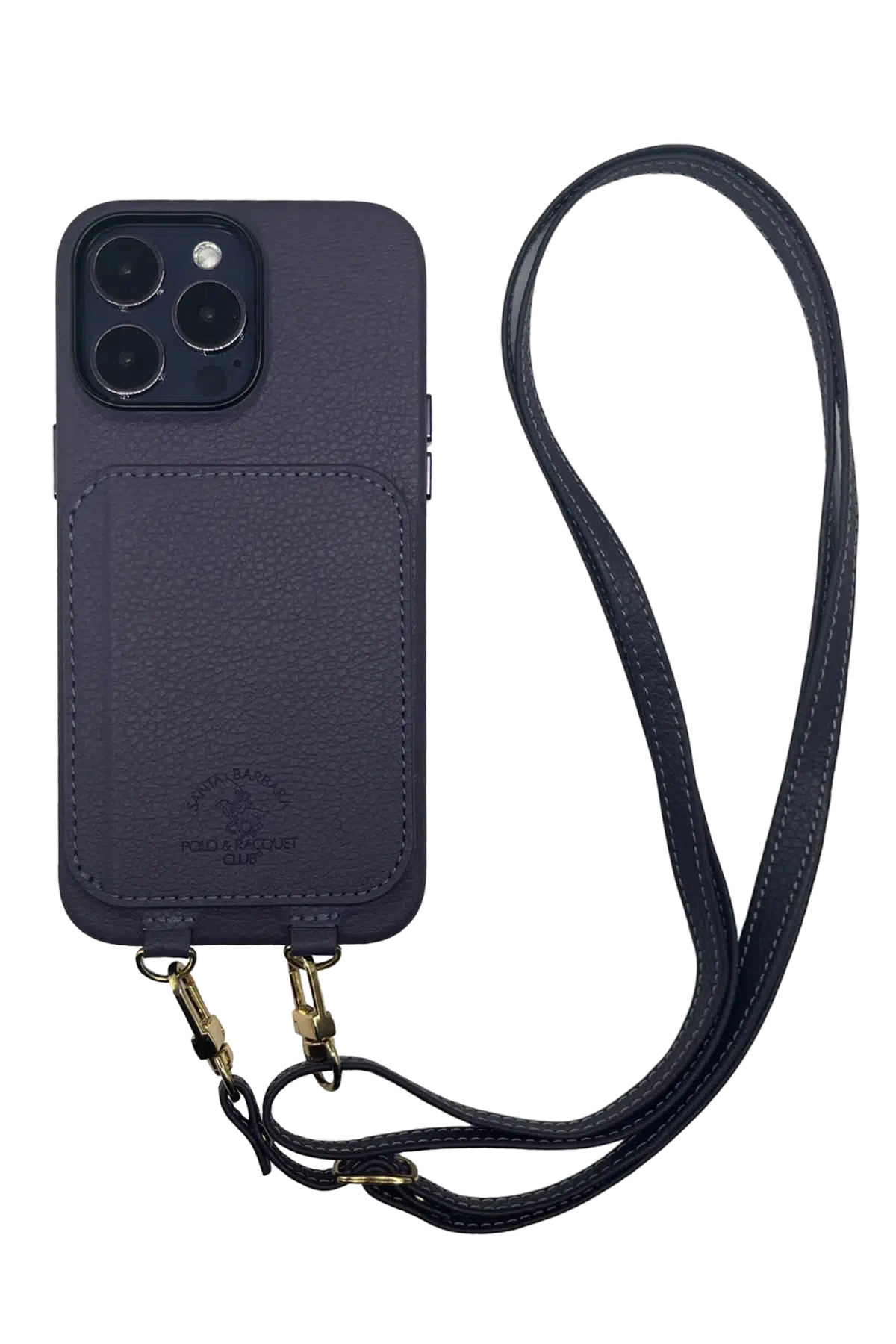 Santa Barbara Polo Racquet Club Apple iPhone 14 Pro Knhn Kapak - Mor