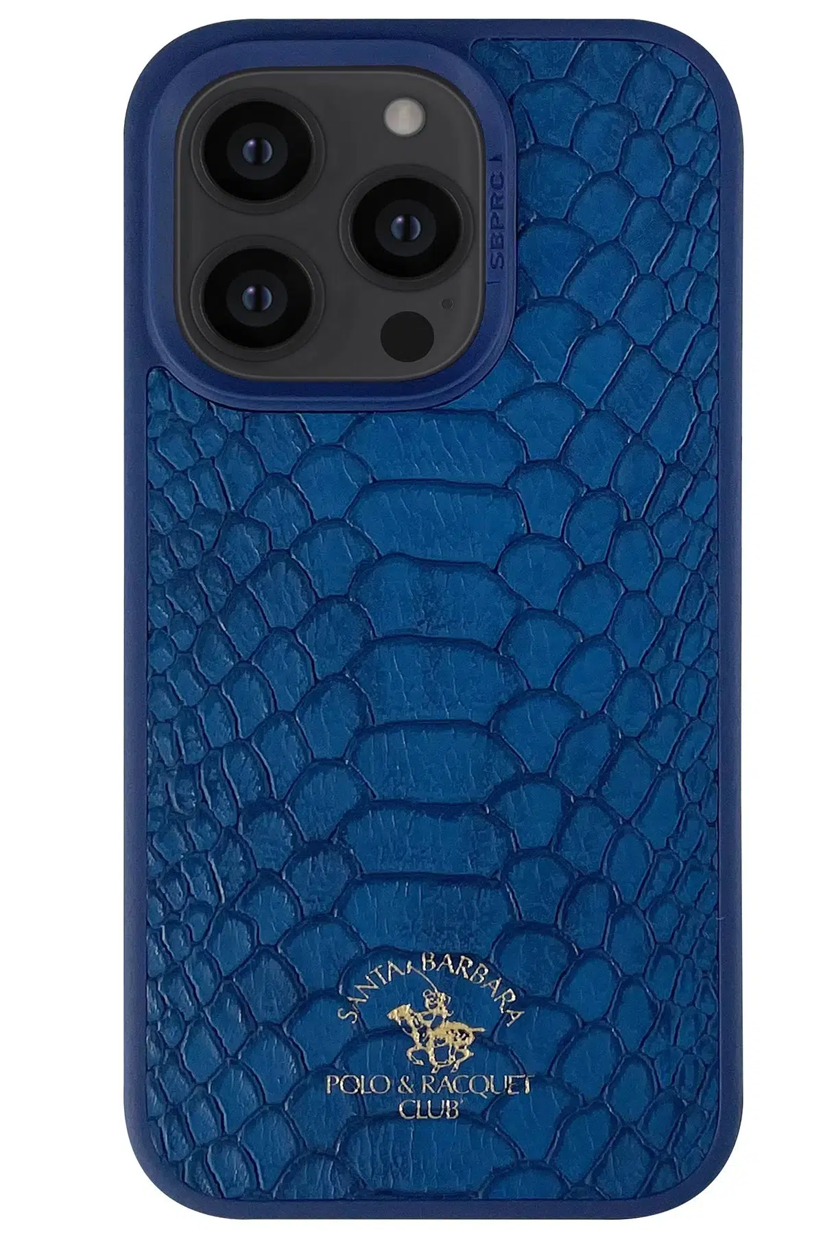 Santa Barbara Polo Racquet Club Apple iPhone 14 Pro Knight Deri Kapak - Lacivert