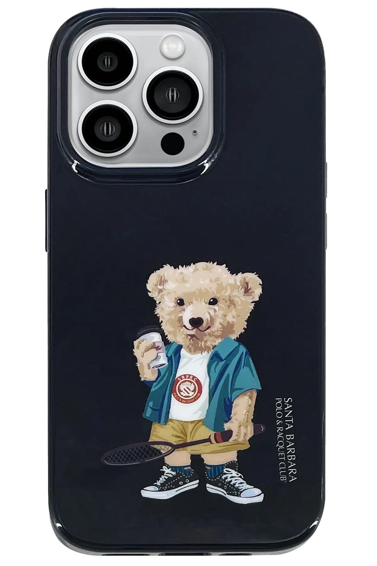 Santa Barbara Polo Racquet Club Apple iPhone 14 Pro Max Chuck Kapak - Siyah