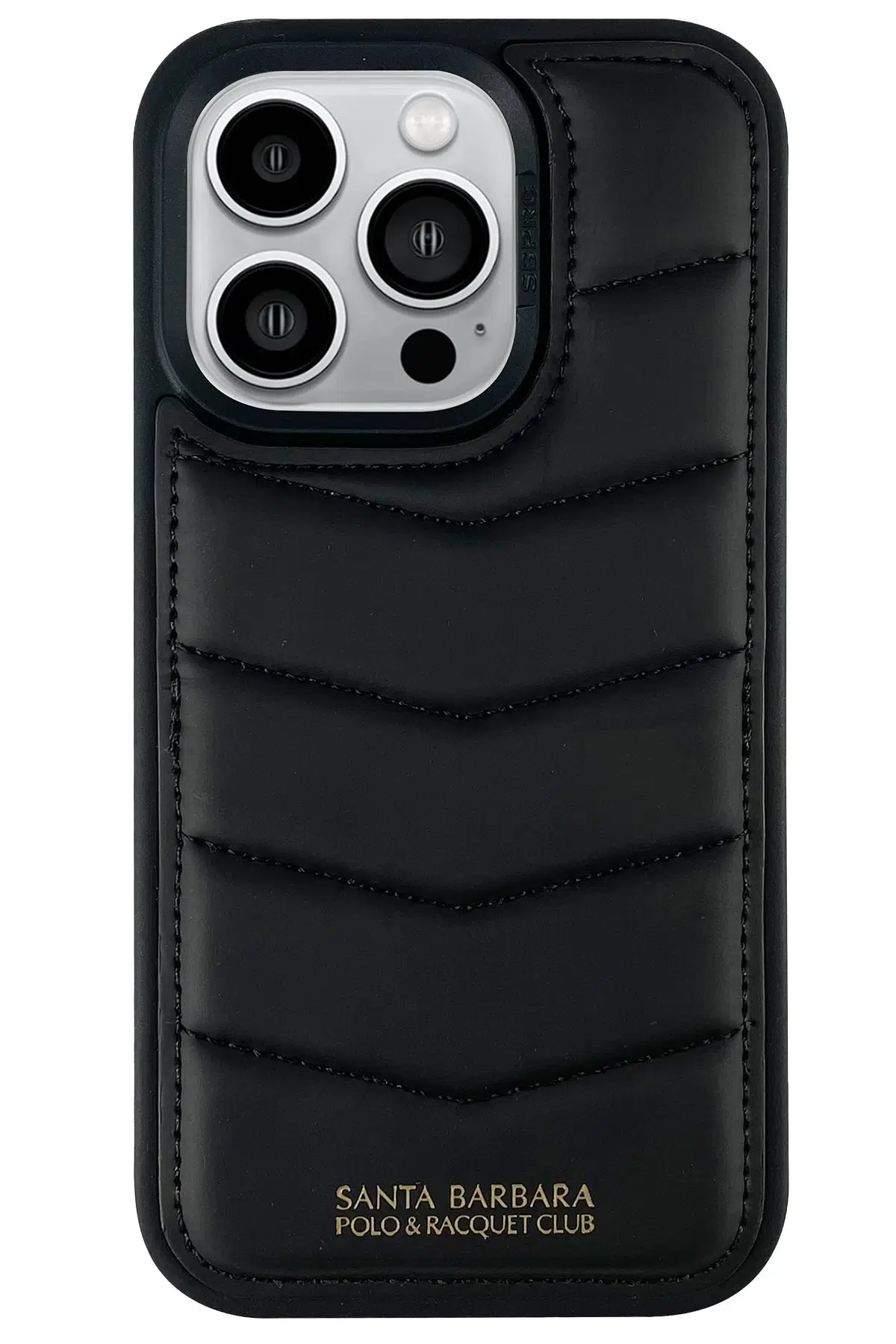 Santa Barbara Polo Racquet Club Apple iPhone 14 Pro Max Clyde Stand Kapak - Siyah