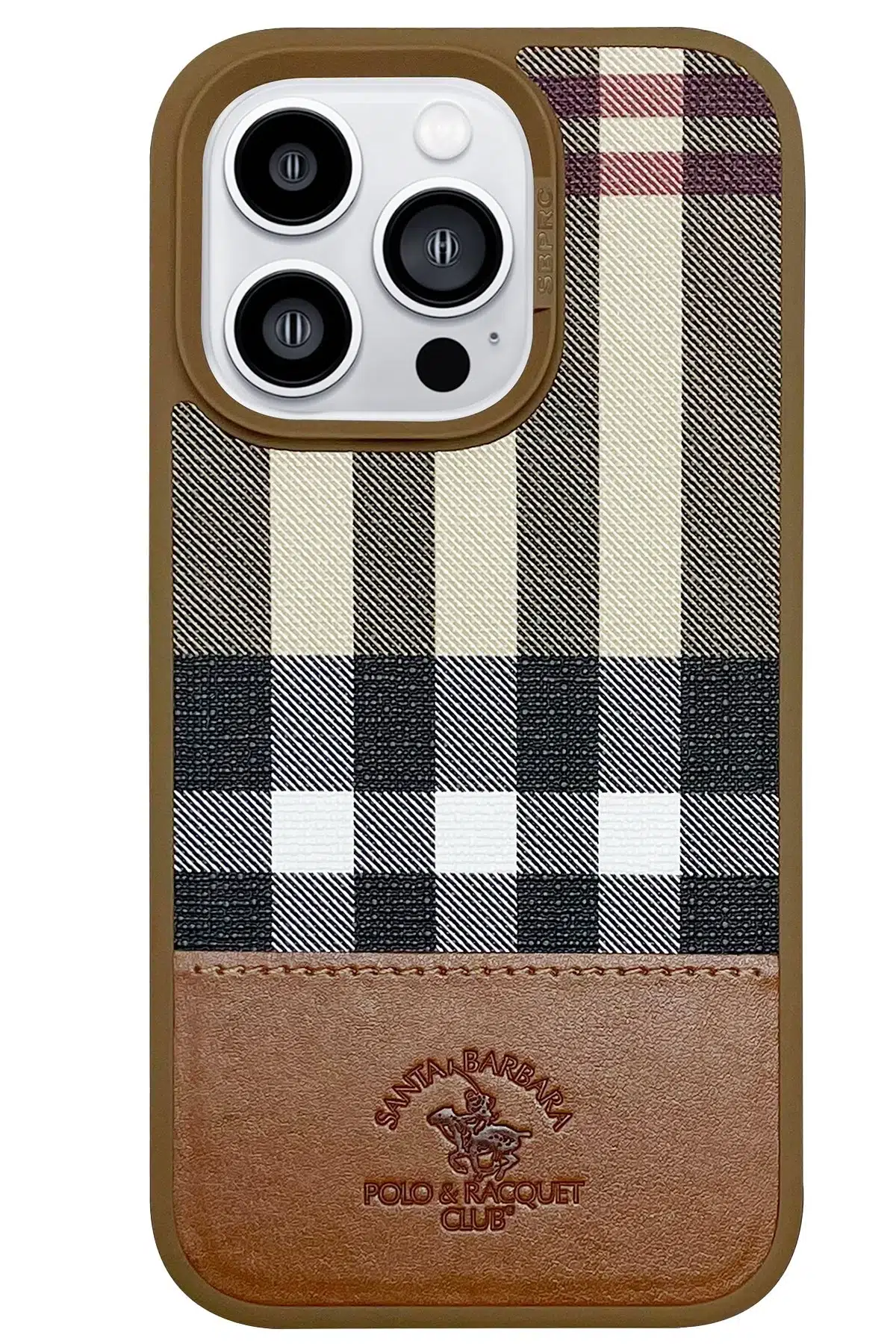 Santa Barbara Polo Racquet Club Apple iPhone 14 Pro Max Cyril Magsafe Kapak - Kahverengi