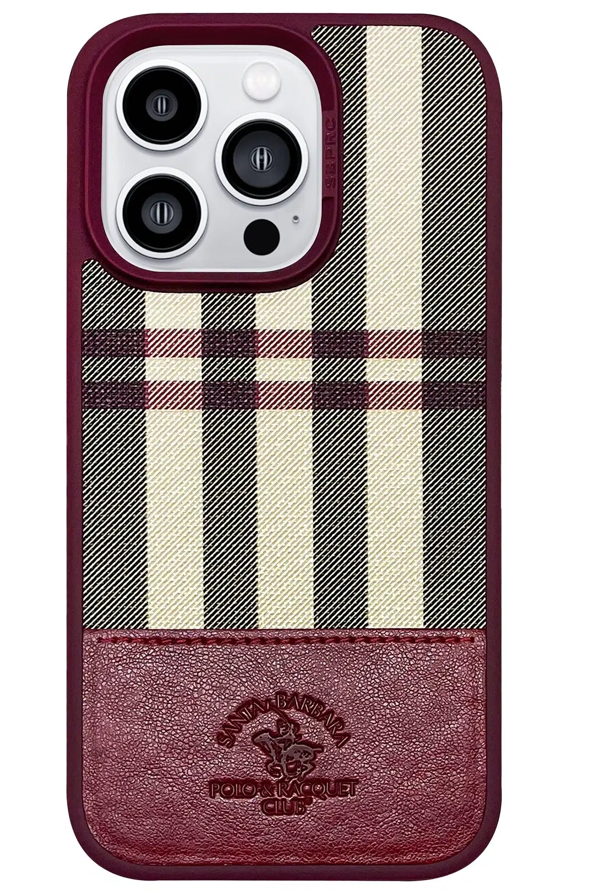 Santa Barbara Polo Racquet Club Apple iPhone 14 Pro Max Cyril Magsafe Kapak - Kırmızı