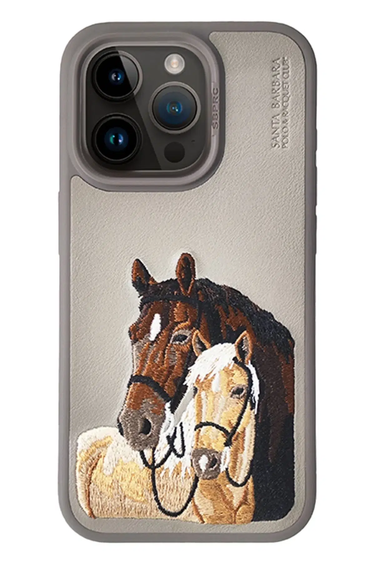 Santa Barbara Polo Racquet Club Apple iPhone 14 Pro Max Isidore Kapak - Titan Gri