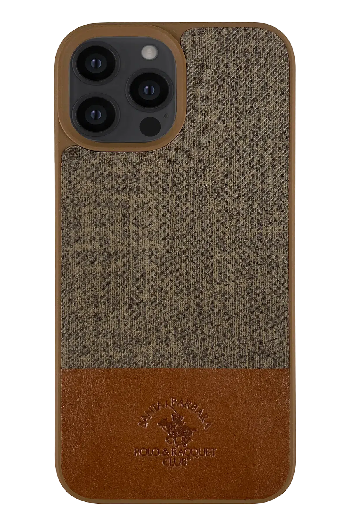 Santa Barbara Polo Racquet Club Apple iPhone 14 Pro Virtuoso Kapak - Kahverengi
