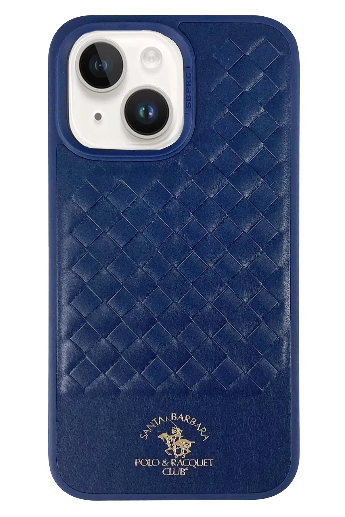 Santa Barbara Polo Racquet Club Apple iPhone 14 Ravel Deri Kapak - Lacivert