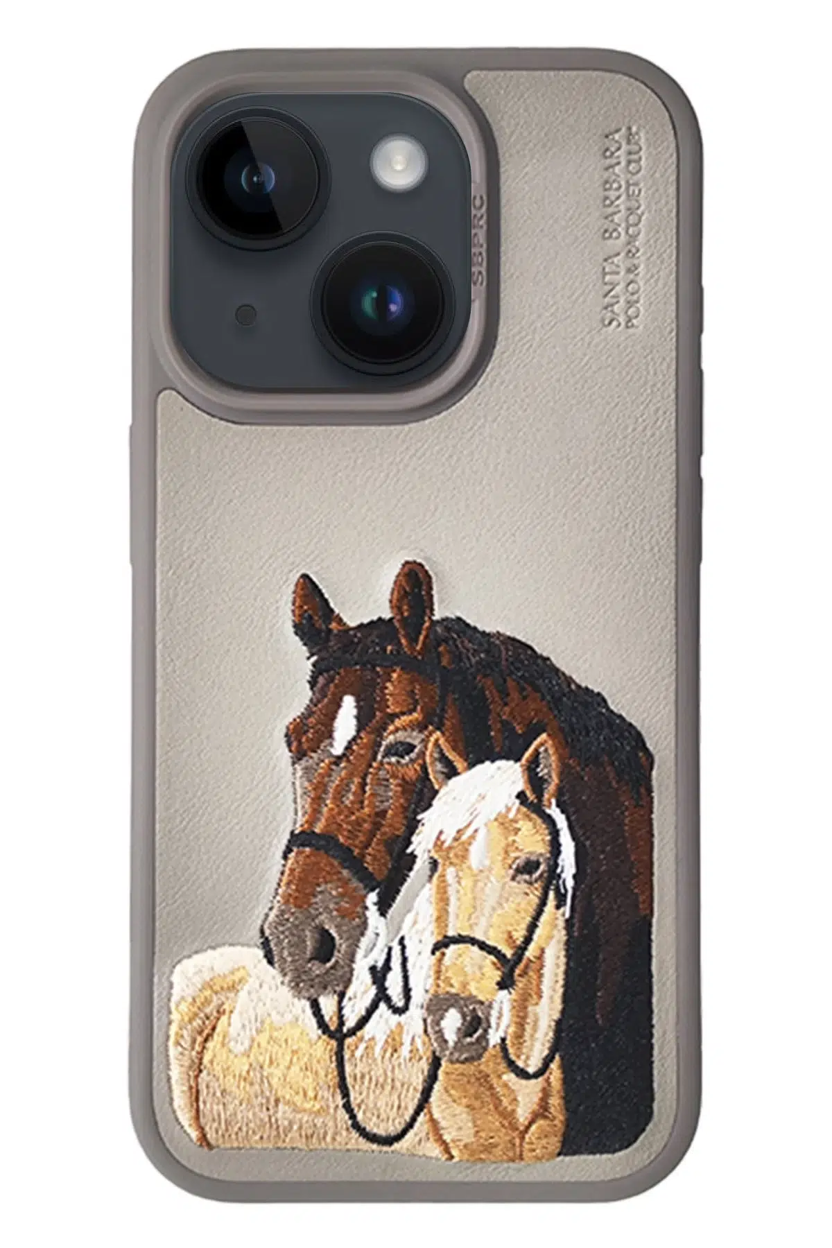 Santa Barbara Polo Racquet Club Apple iPhone 15 Isidore Kapak - Titan Gri