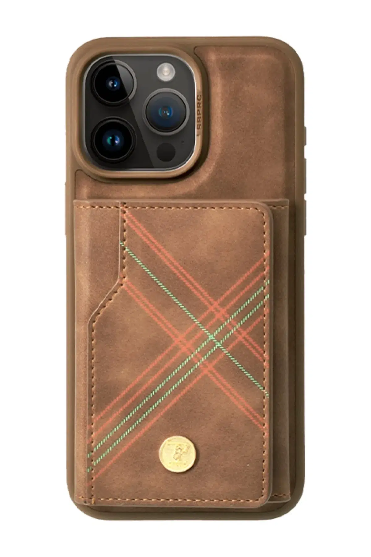 Santa Barbara Polo Racquet Club Apple iPhone 15 Pro Burke Manyetik Cüzdanlı Kapak - Kahverengi