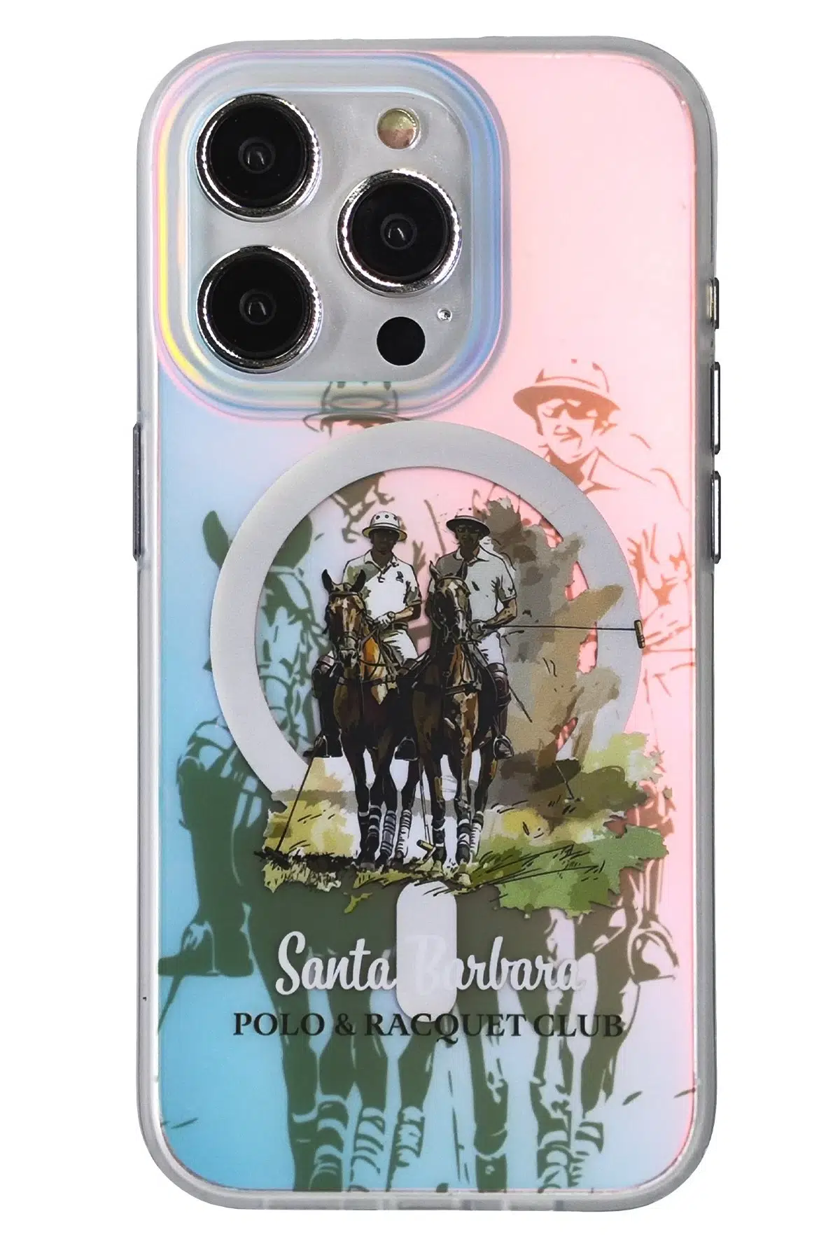 Santa Barbara Polo Racquet Club Apple iPhone 15 Pro Carter Magsafe Kapak - Player