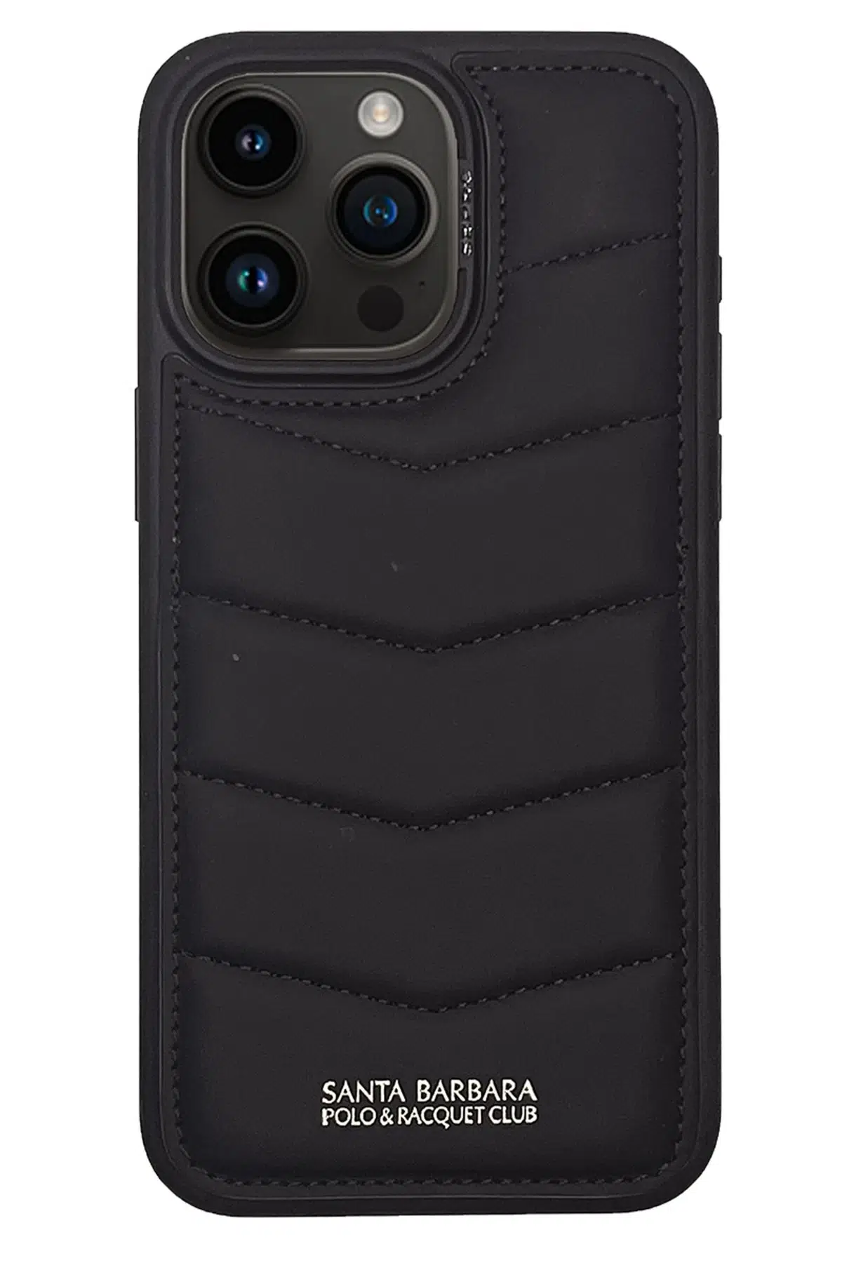 Santa Barbara Polo Racquet Club Apple iPhone 15 Pro Clyde Stand Kapak - Siyah