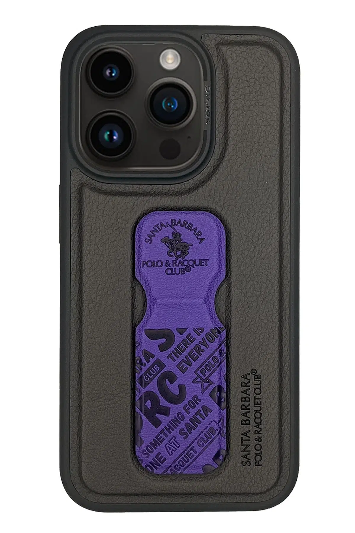 Santa Barbara Polo Racquet Club Apple iPhone 15 Pro Max Blaise Stand Kapak - Mor