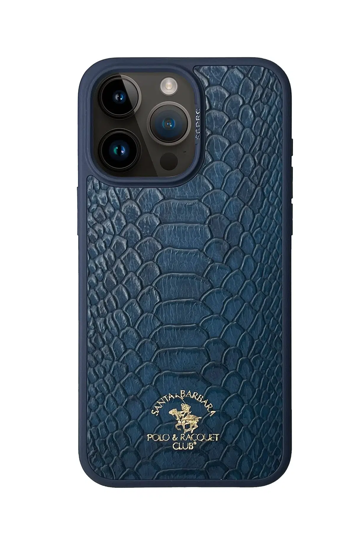 Santa Barbara Polo Racquet Club Apple iPhone 15 Pro Max Knight Deri Kapak - Lacivert