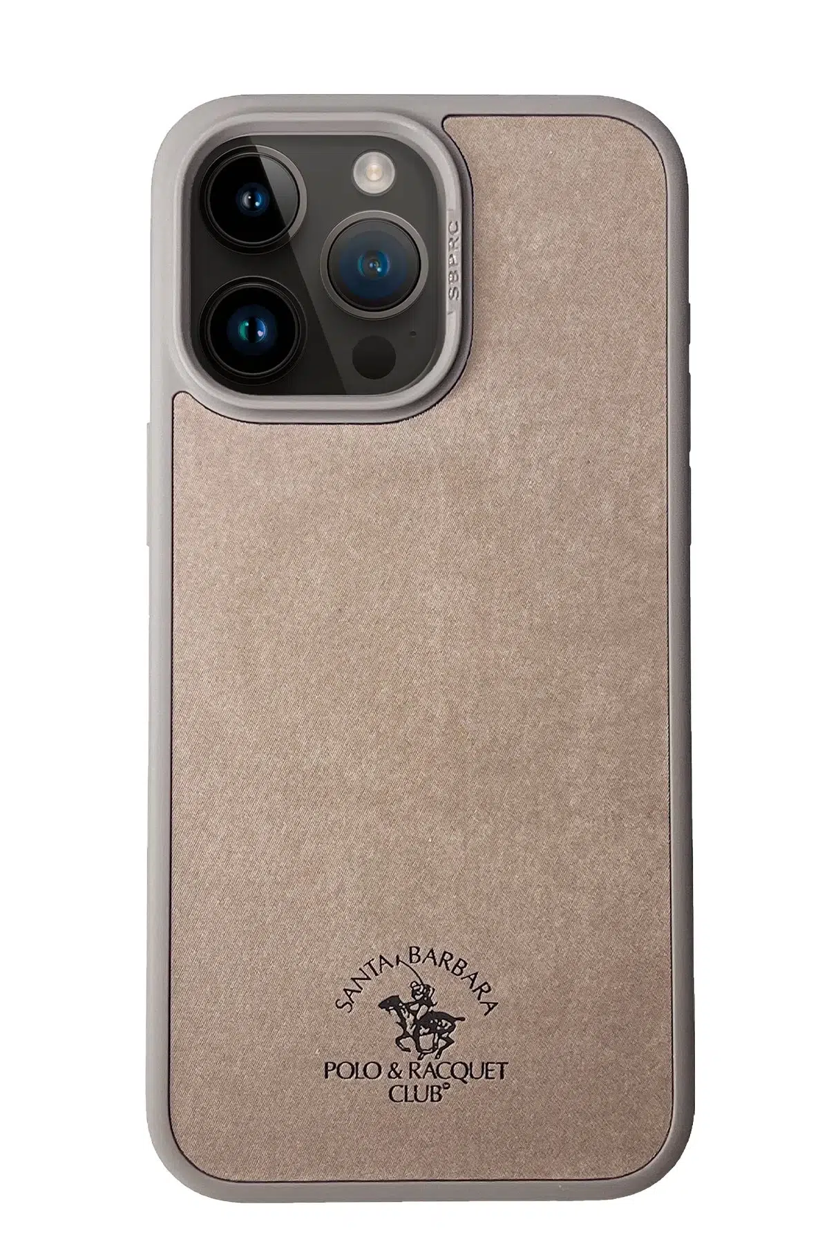 Santa Barbara Polo Racquet Club Apple iPhone 15 Pro Max Myron Magsafe Kapak - Natural Grey
