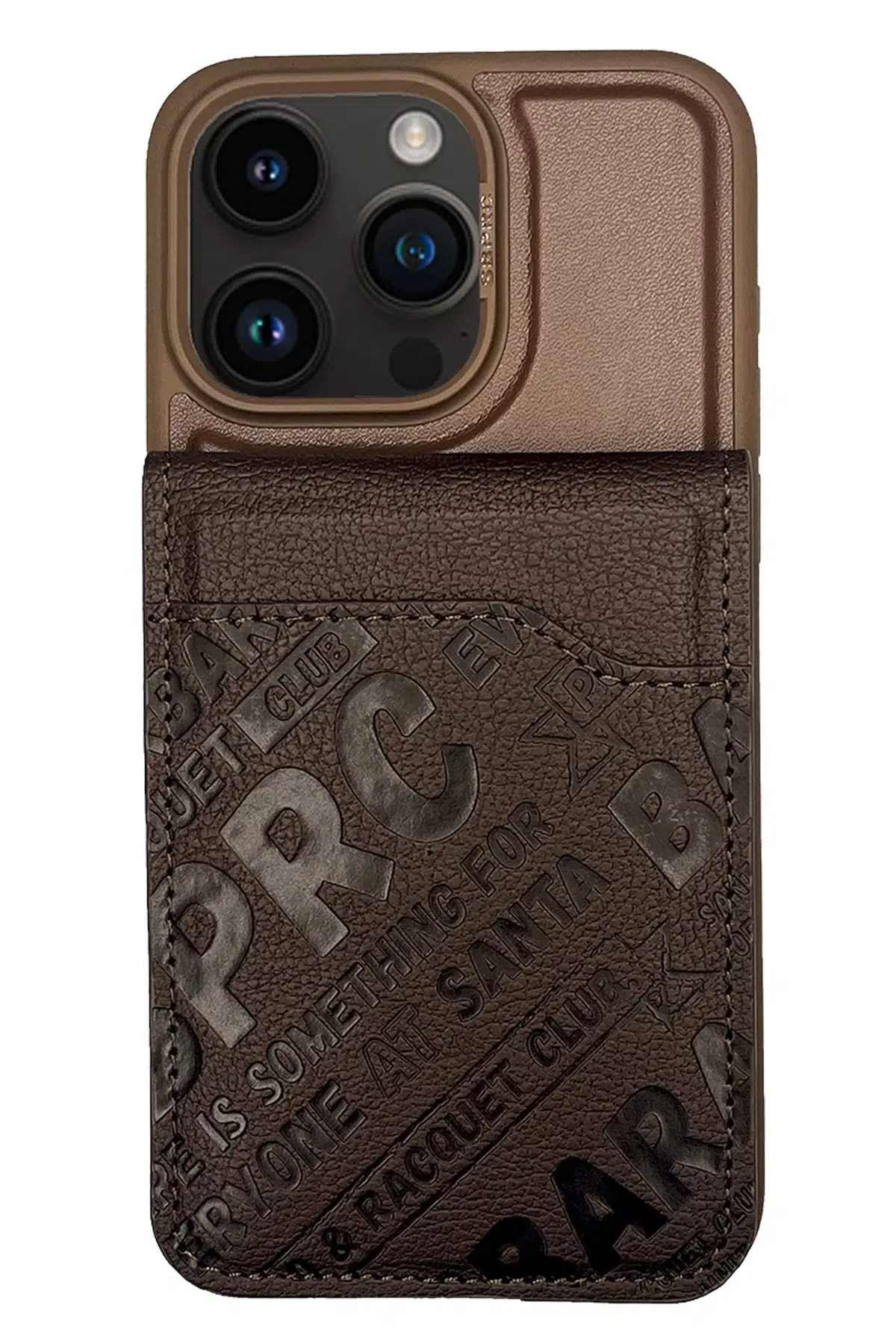 Santa Barbara Polo Racquet Club Apple iPhone 15 Pro Max Timothy Cüzdanlı Standlı Kapak - Kahverengi