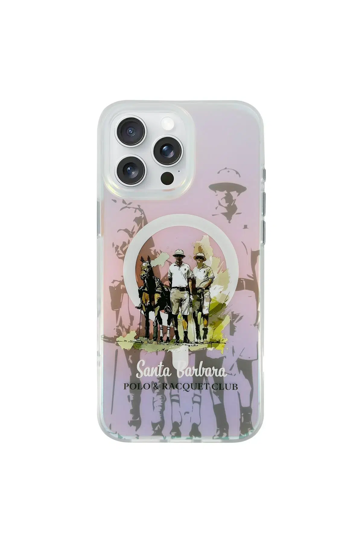 Santa Barbara Polo Racquet Club Apple iPhone 16 Pro Carter Magsafe Kapak - Standing