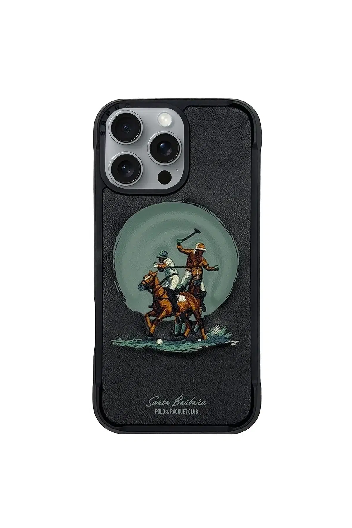 Santa Barbara Polo Racquet Club Apple iPhone 16 Pro Max Aubrey Magsafe Kapak - Siyah