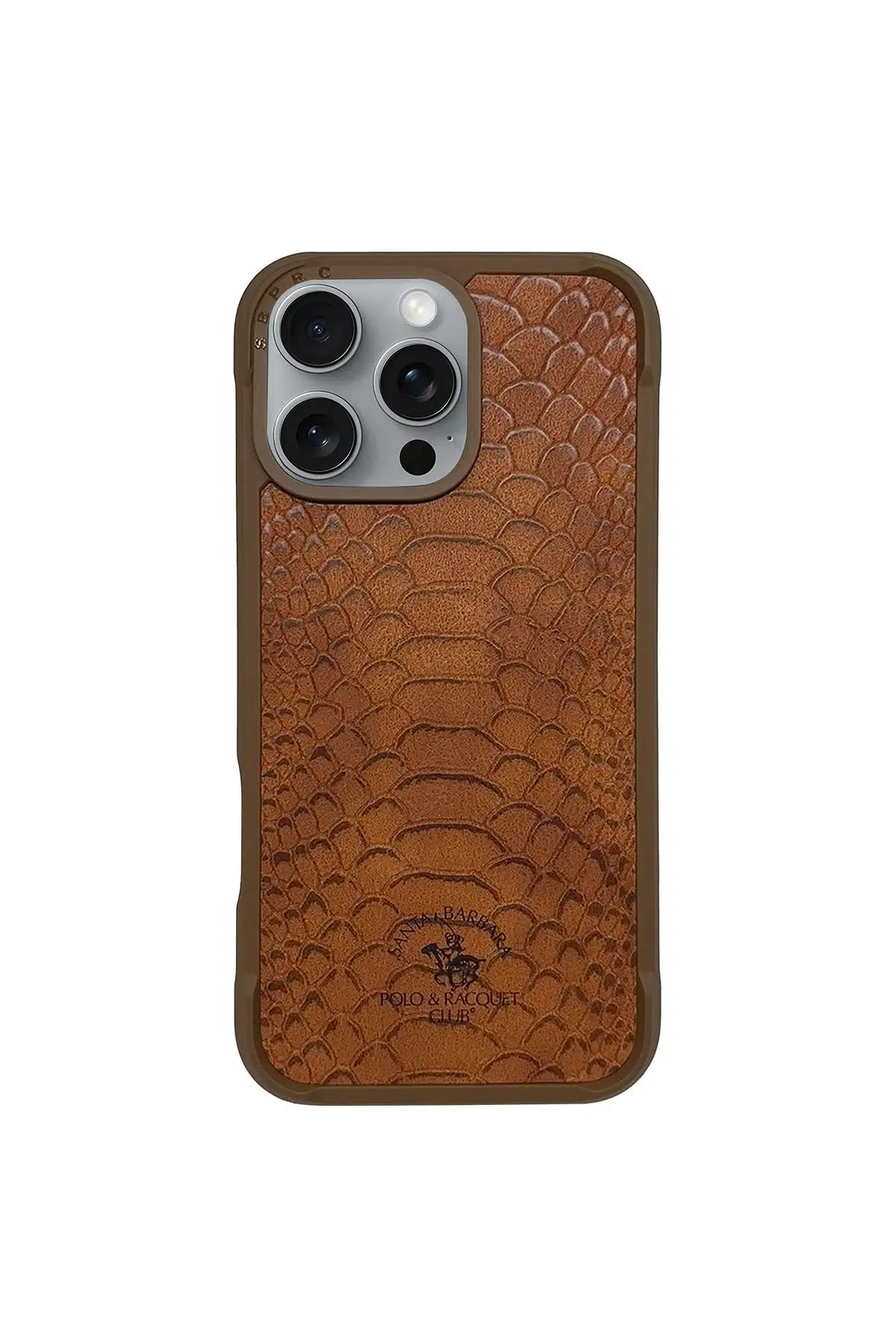 Santa Barbara Polo Racquet Club Apple iPhone 16 Pro Max Knight Deri Kapak - Kahverengi