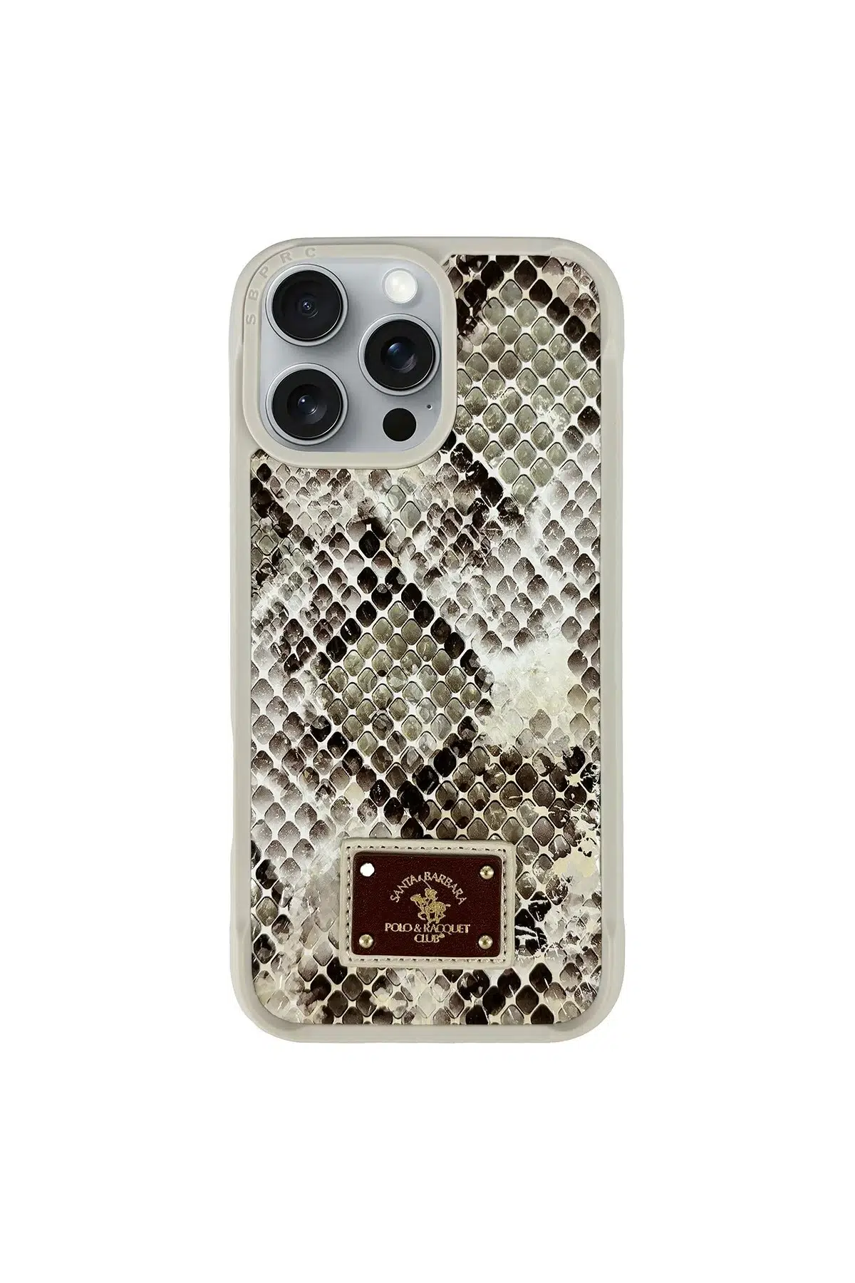 Santa Barbara Polo Racquet Club Apple iPhone 16 Pro Sagar Magsafe Kapak - Bej