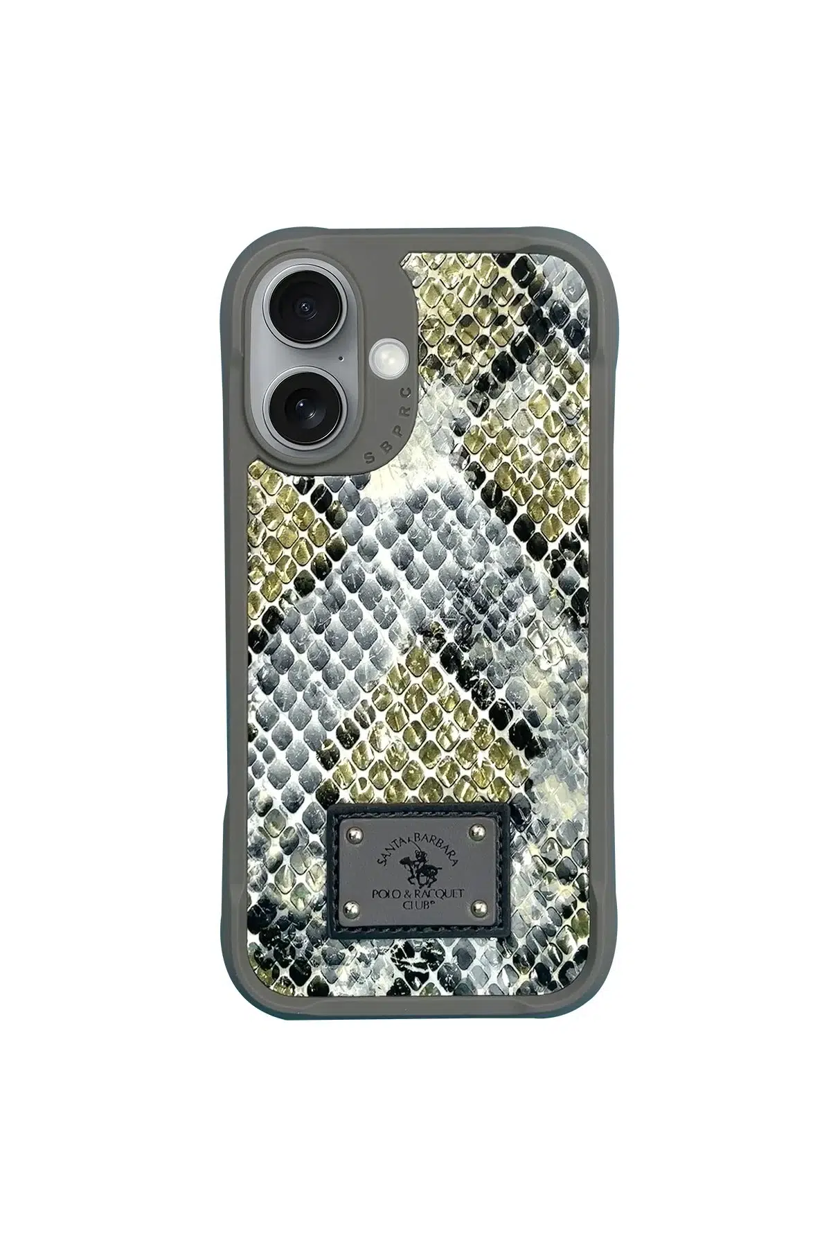 Santa Barbara Polo Racquet Club Apple iPhone 16 Sagar Magsafe Kapak - Titan Gri
