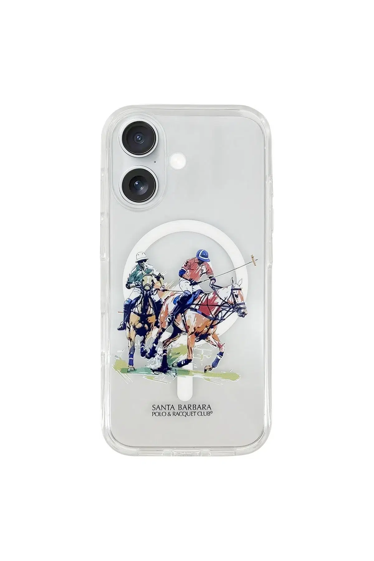 Santa Barbara Polo Racquet Club Apple iPhone 16 Willie Şeffaf Magsafe Kapak - Painting